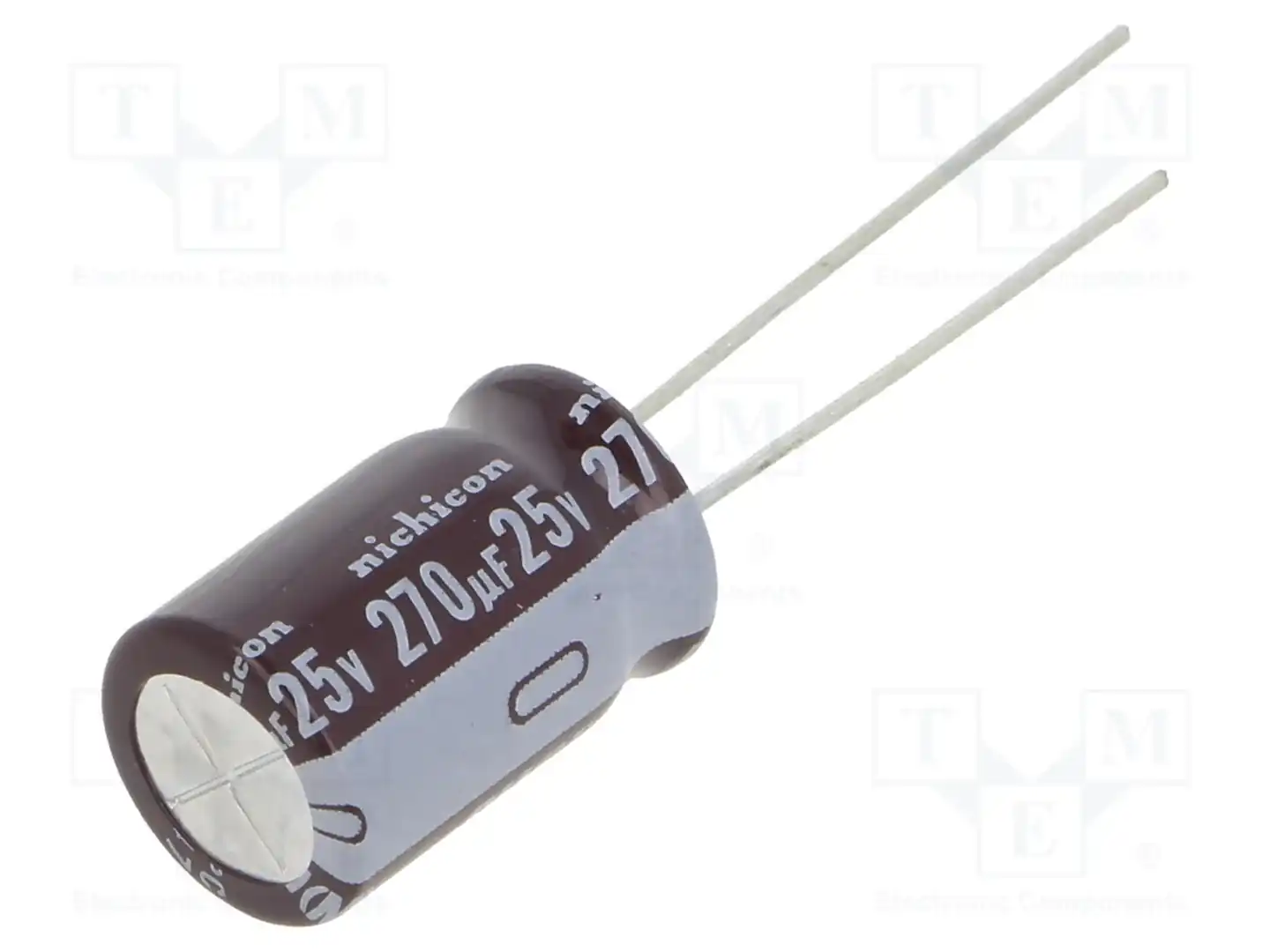 NICHICON UPM1E271MPD6 — Конденсаторы электролитические THT