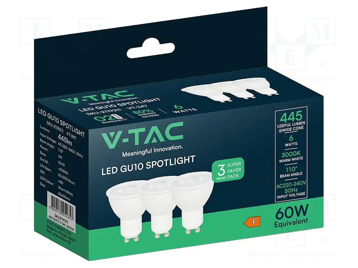 V-TAC SKU 2119211 — Источники света - освещение