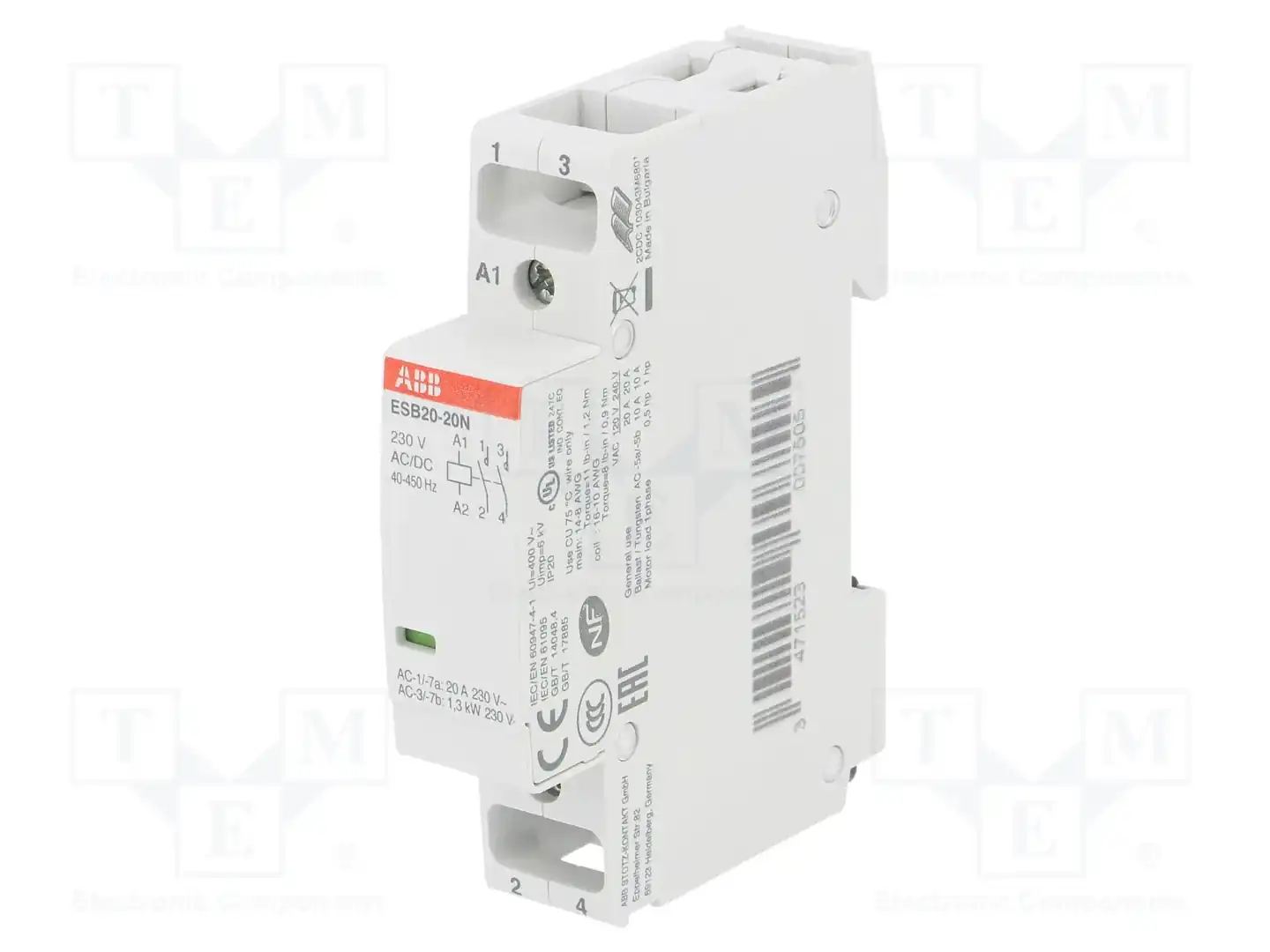 ABB 1SBE121111R0620 — Контакторы - установочные модульные