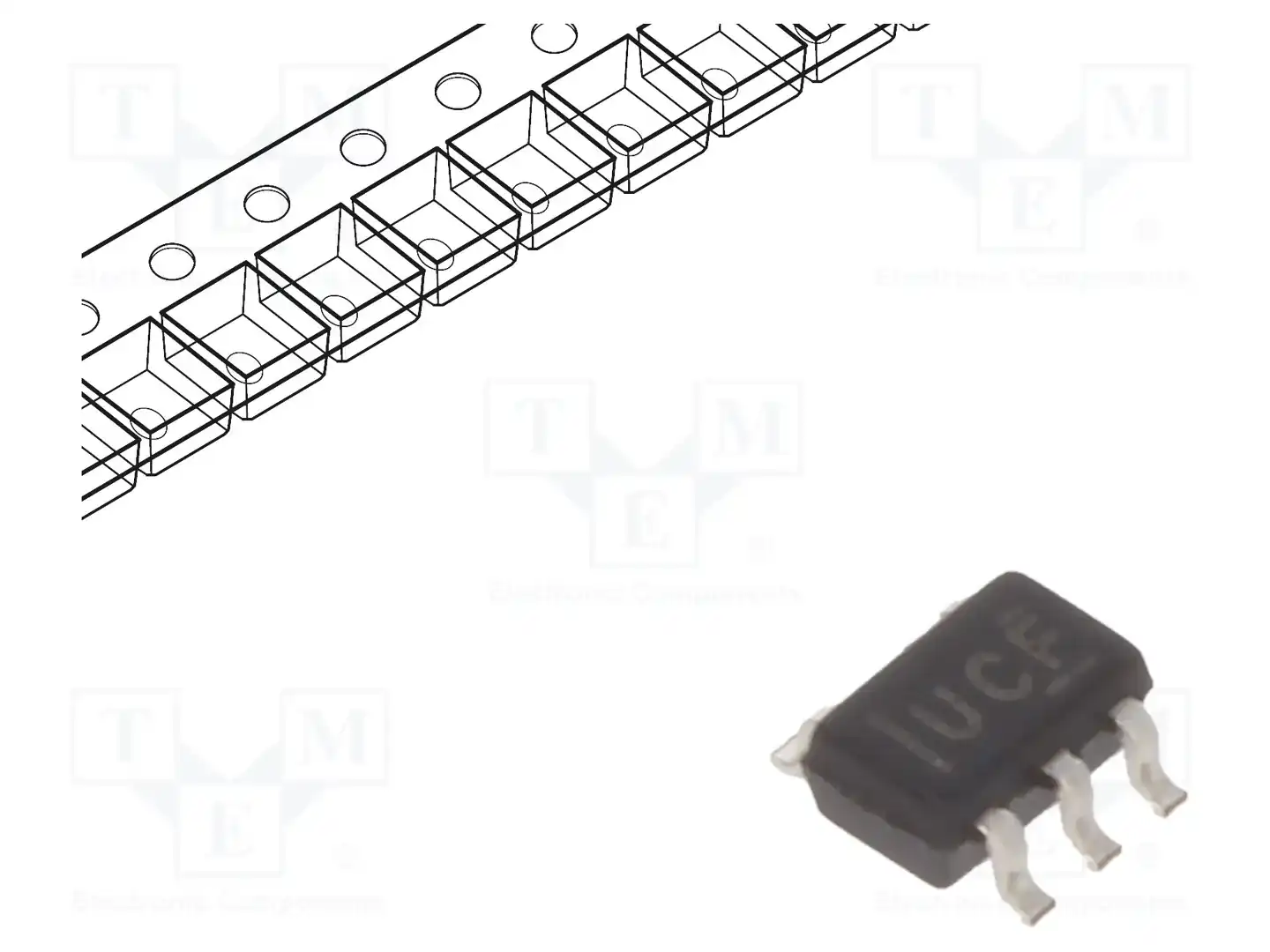 Texas Instruments SN74AUC1G04DCKR — Ворота, инверторы