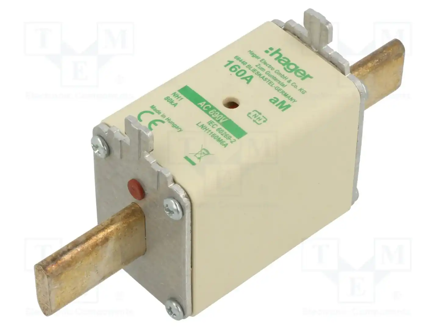HAGER LNH1160M6A — Предохранители NH