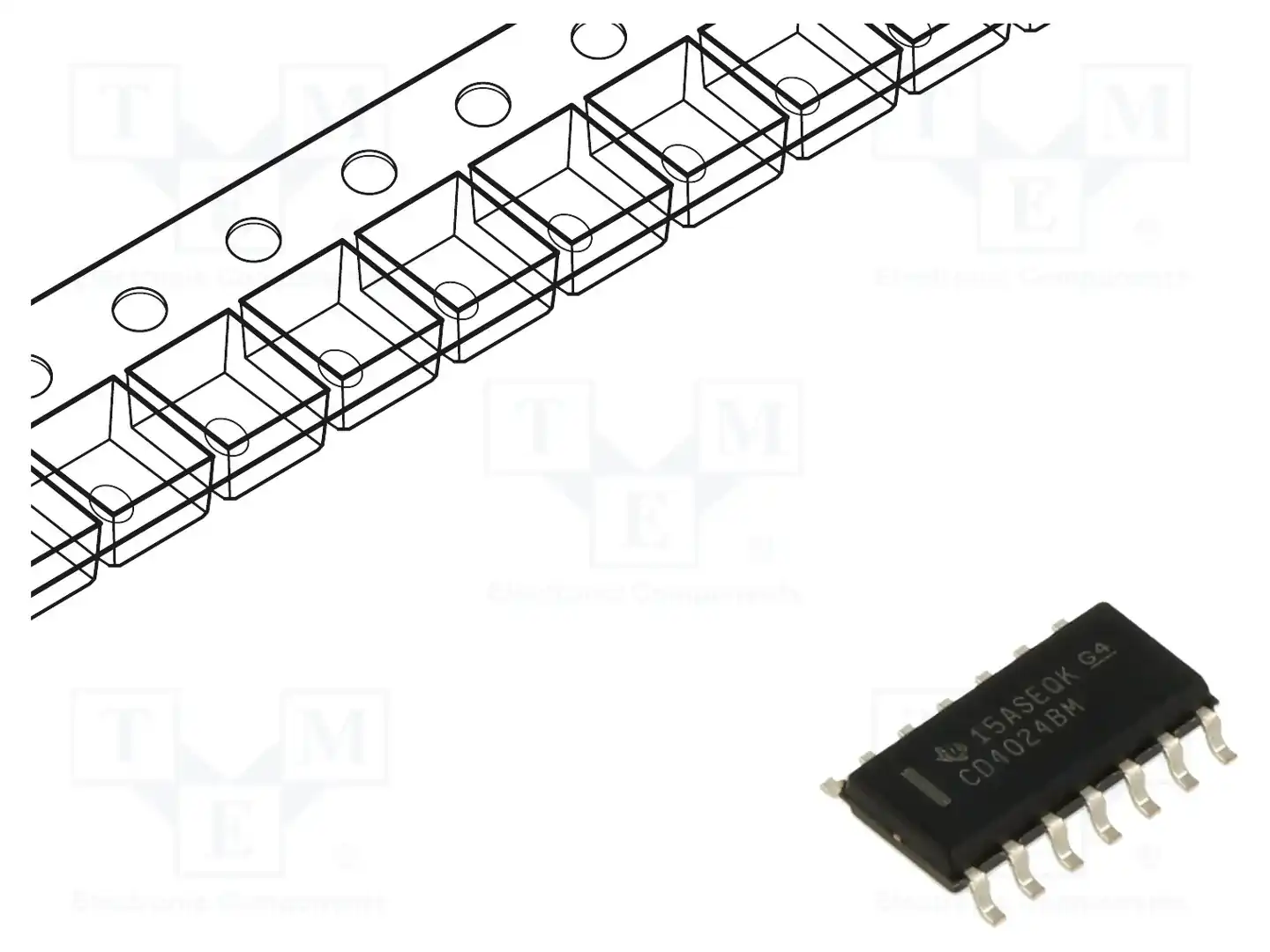 Texas Instruments CD4024BM96 — Счетчики/делители