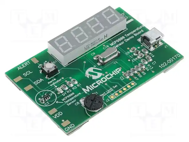 Microchip Technology MCP9800DM-TS1 — Наборы пусковые для систем Microchip