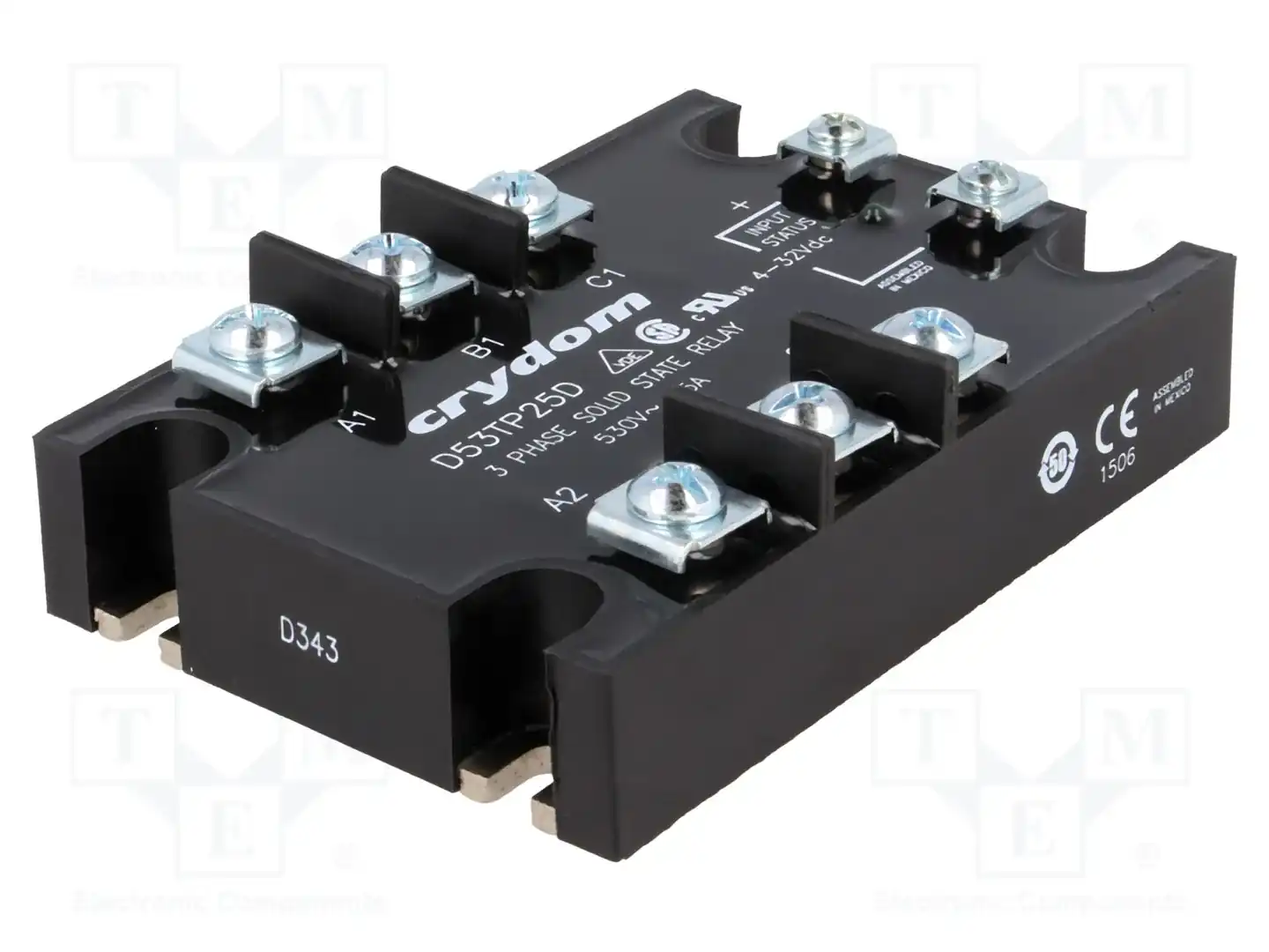 SENSATA / CRYDOM D53TP25D — Реле SSR трехфазные