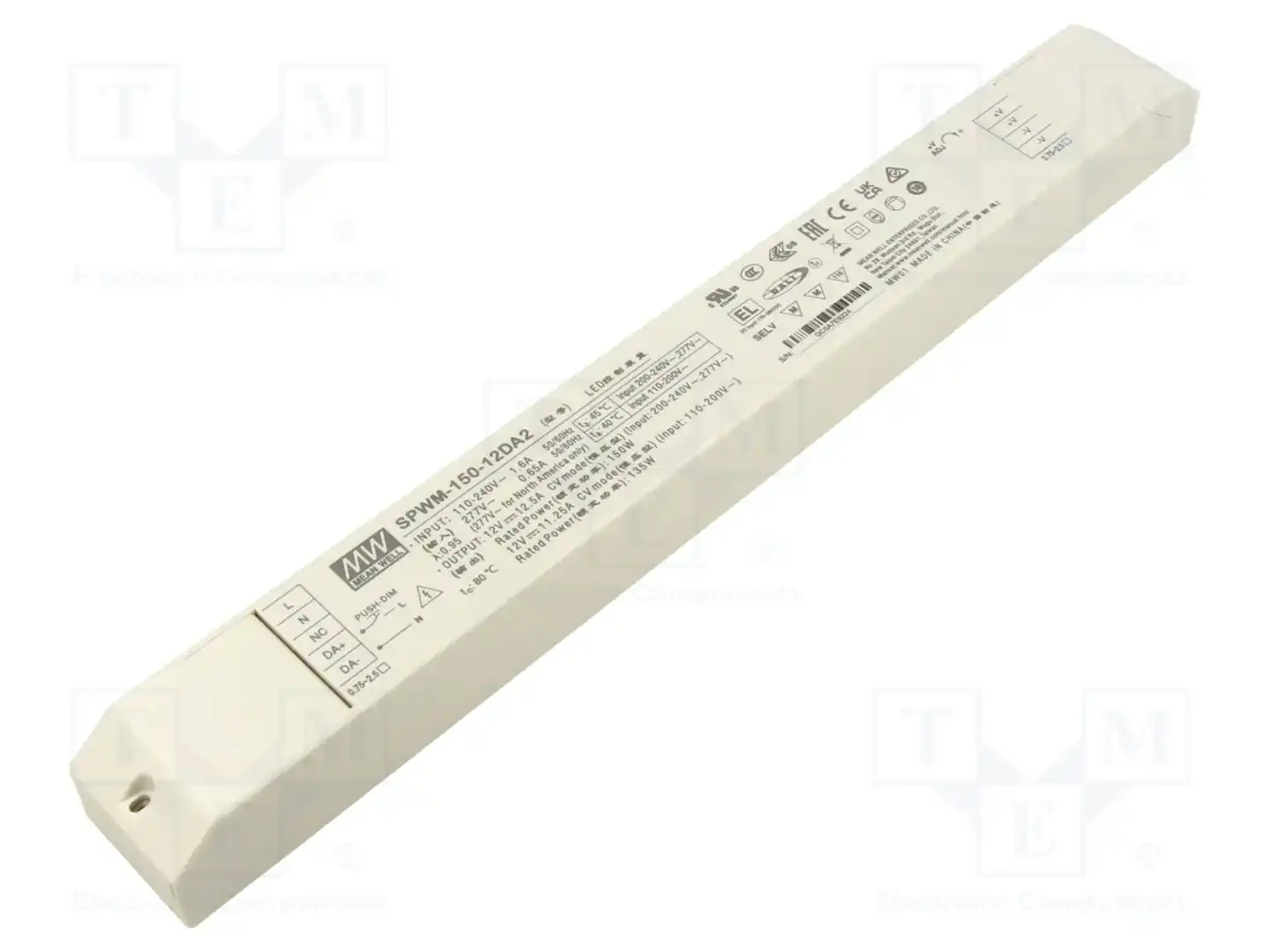 MEAN WELL SPWM-150-12DA2 — Блоки питания для LED
