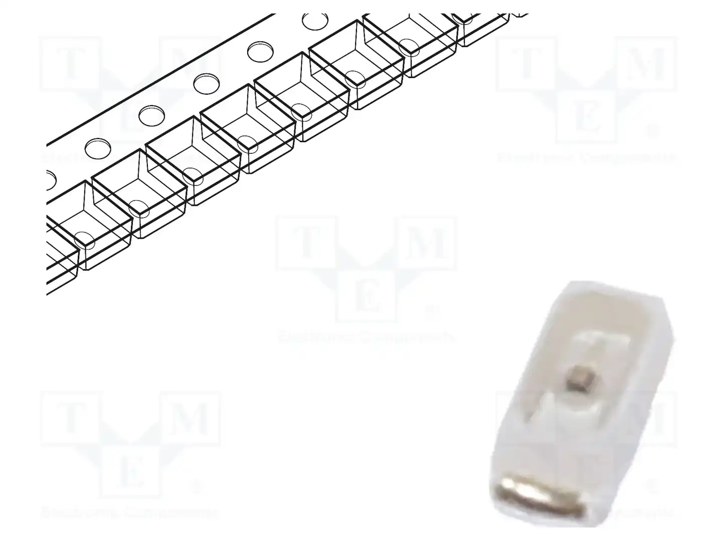 LUCKYLIGHT R1608YC-1B — Светодиоды SMD цветные
