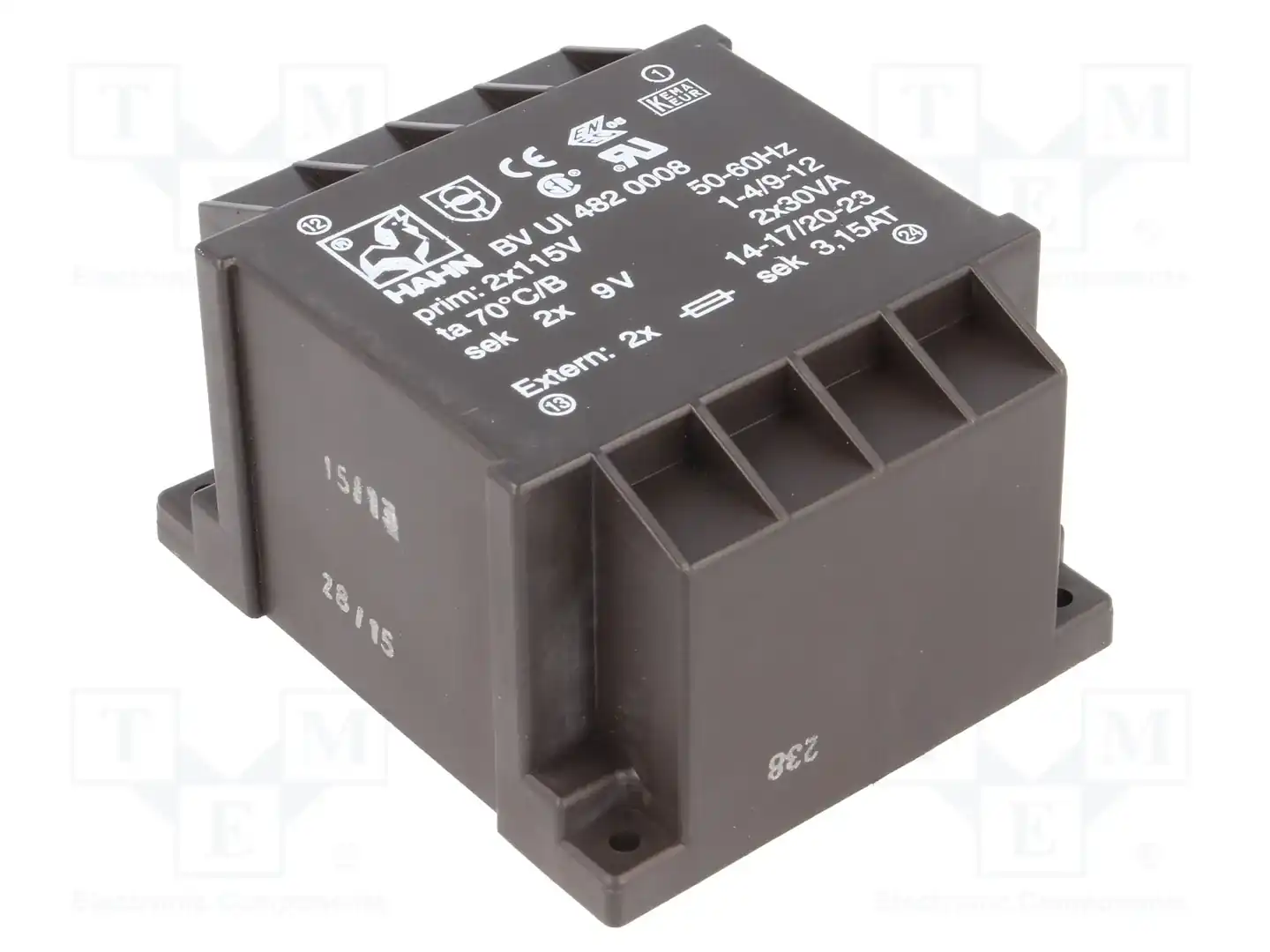 HAHN BV UI 482 0008 — Трансформаторы PCB