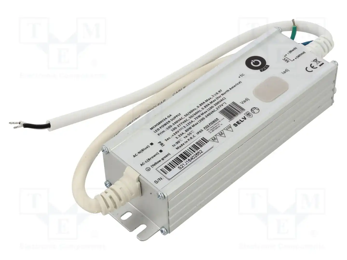 POS MCHQ80V24-GA — Блоки питания для LED