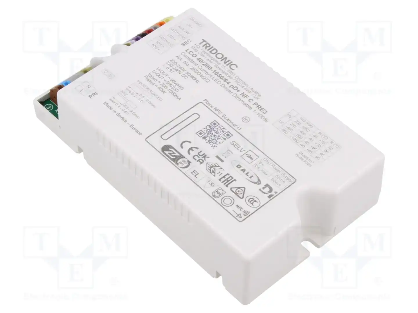 TRIDONIC LCO 40/200-1050/64 PD+ NF C PRE3 — Блоки питания для LED
