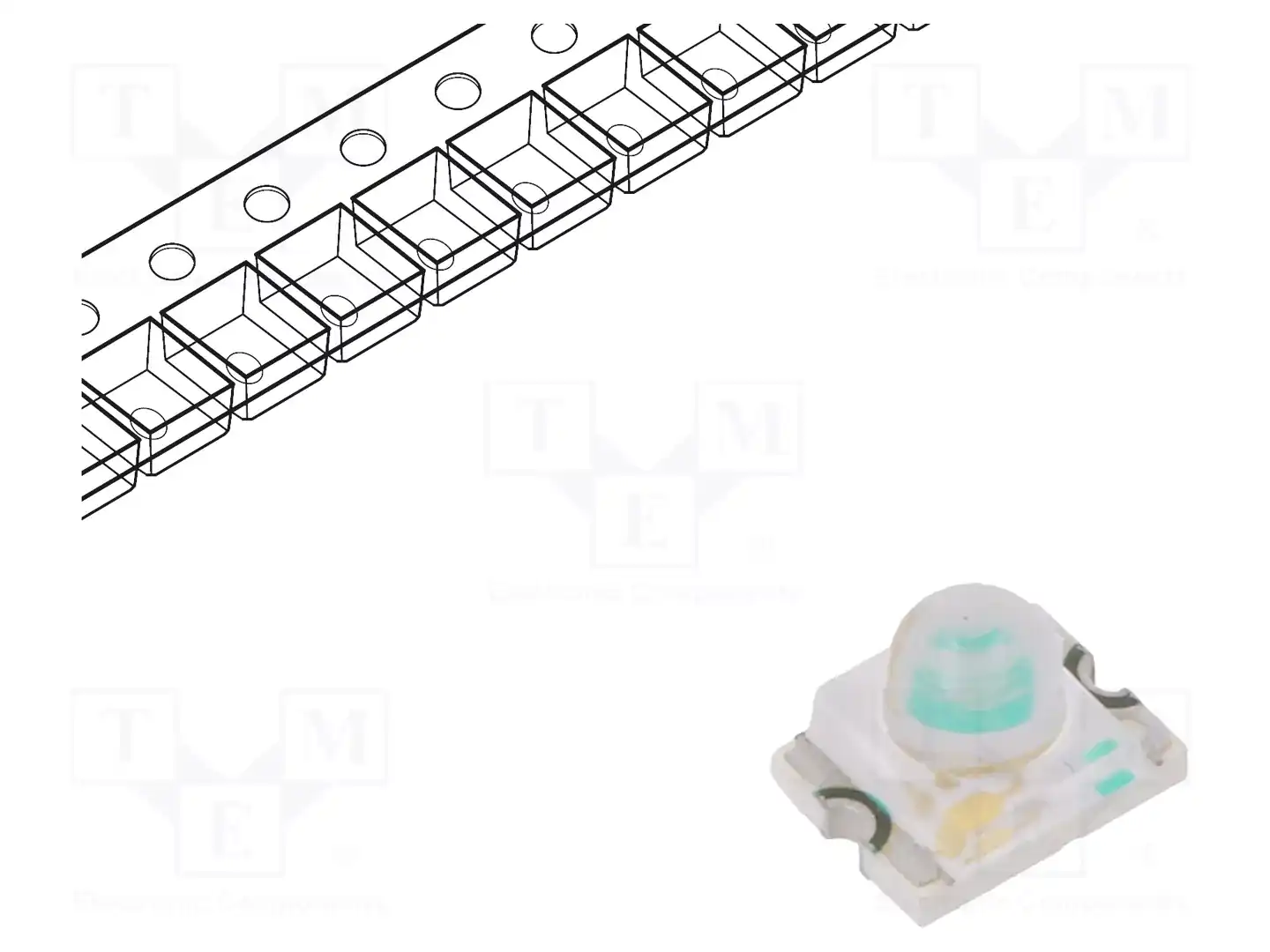 KINGBRIGHT ELECTRONIC KPD-3224QBC-D — Светодиоды SMD цветные