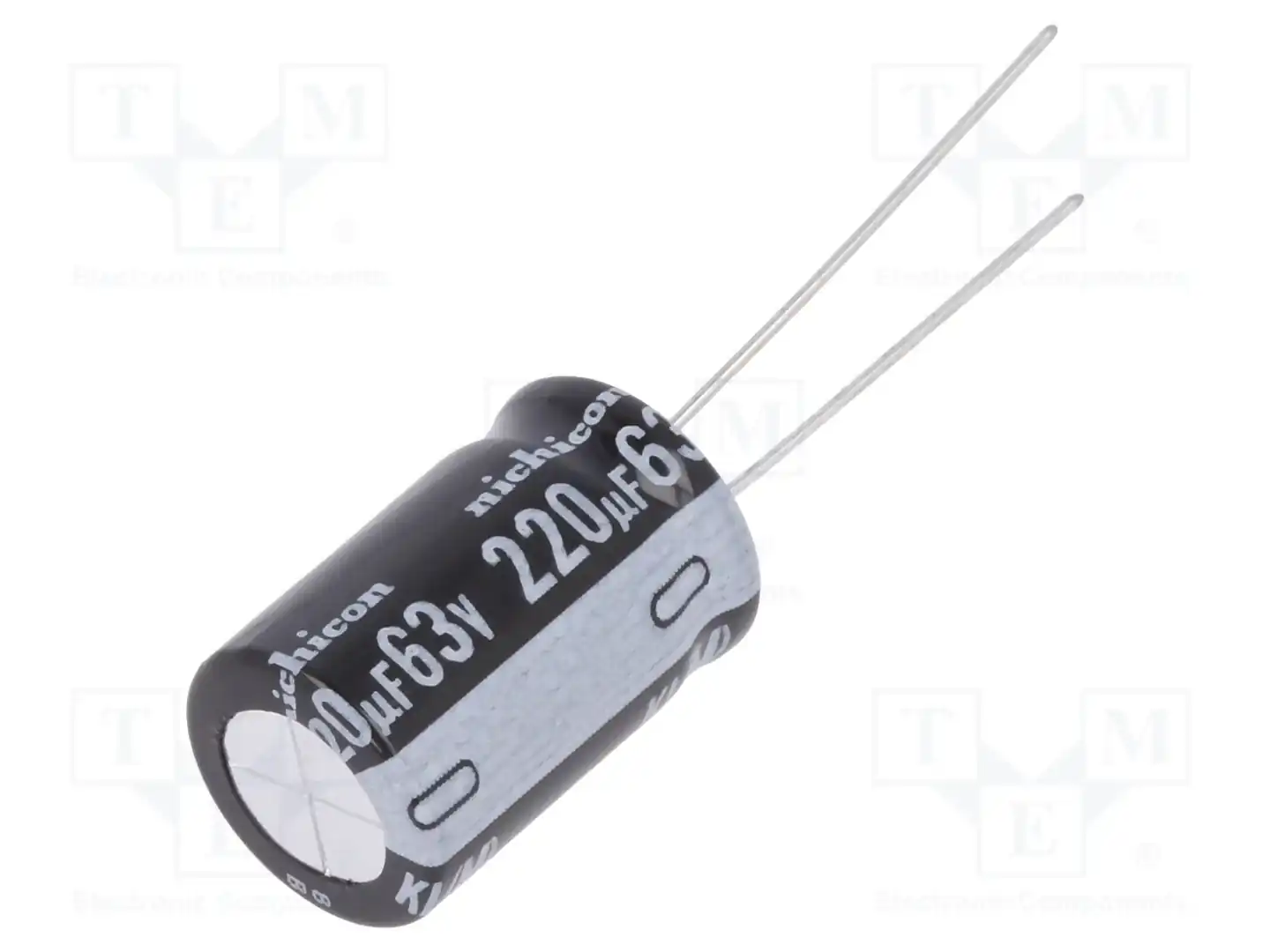 NICHICON UKL1J221MHD — Конденсаторы электролитические THT