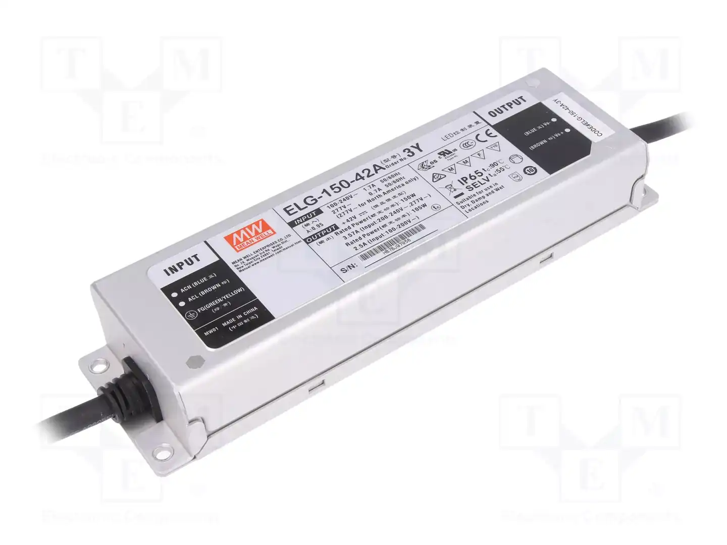 MEAN WELL ELG-150-42A-3Y — Блоки питания для LED