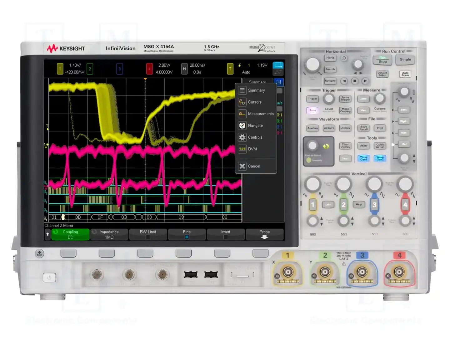 KEYSIGHT MSOX4154A — Осциллоскопы цифровые