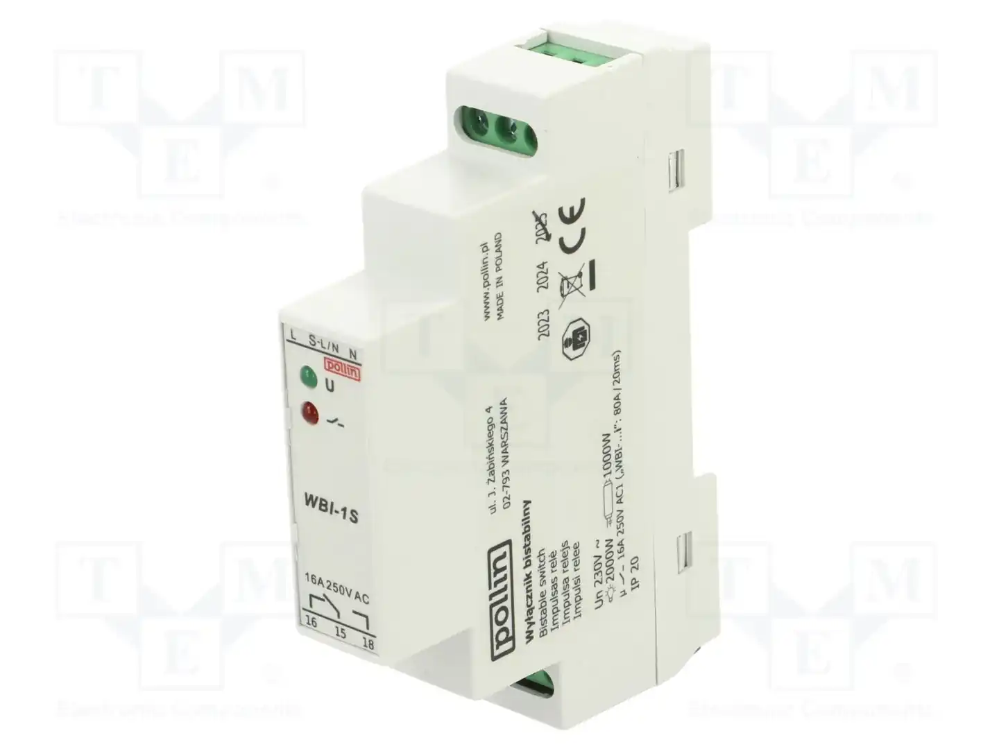 POLLIN WBI-1S — Монтажные реле