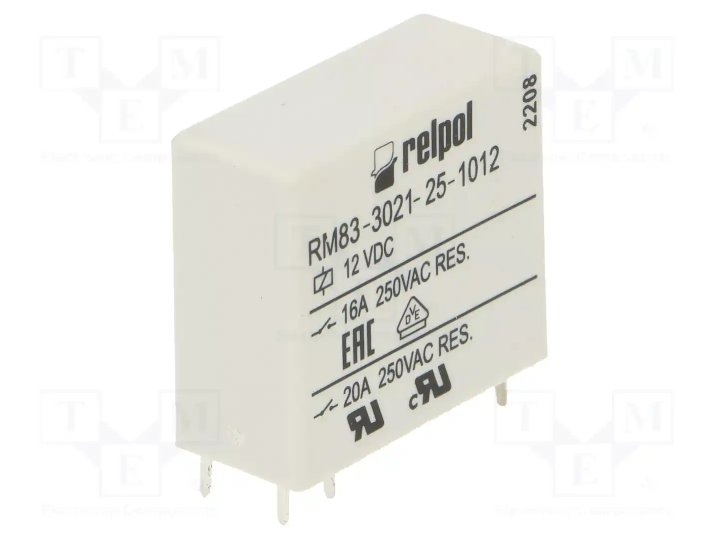 RELPOL RM83-3021-25-1012 — Реле электромагн. миниатюрные