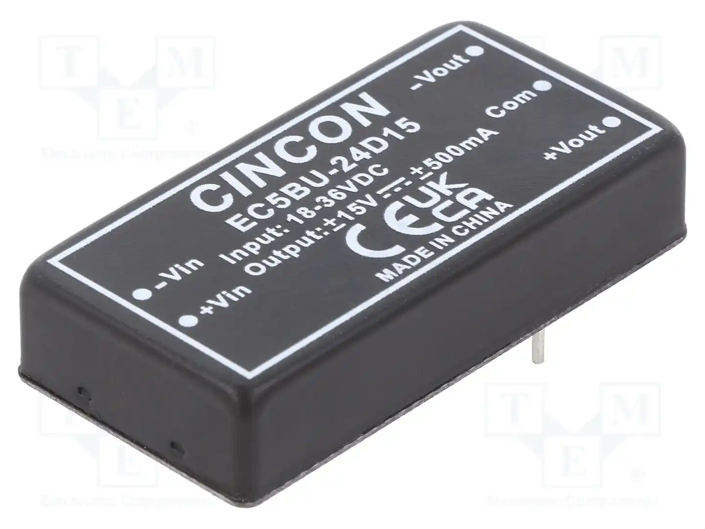 CINCON EC5BU-24D15 — Преобразователи DC/DC