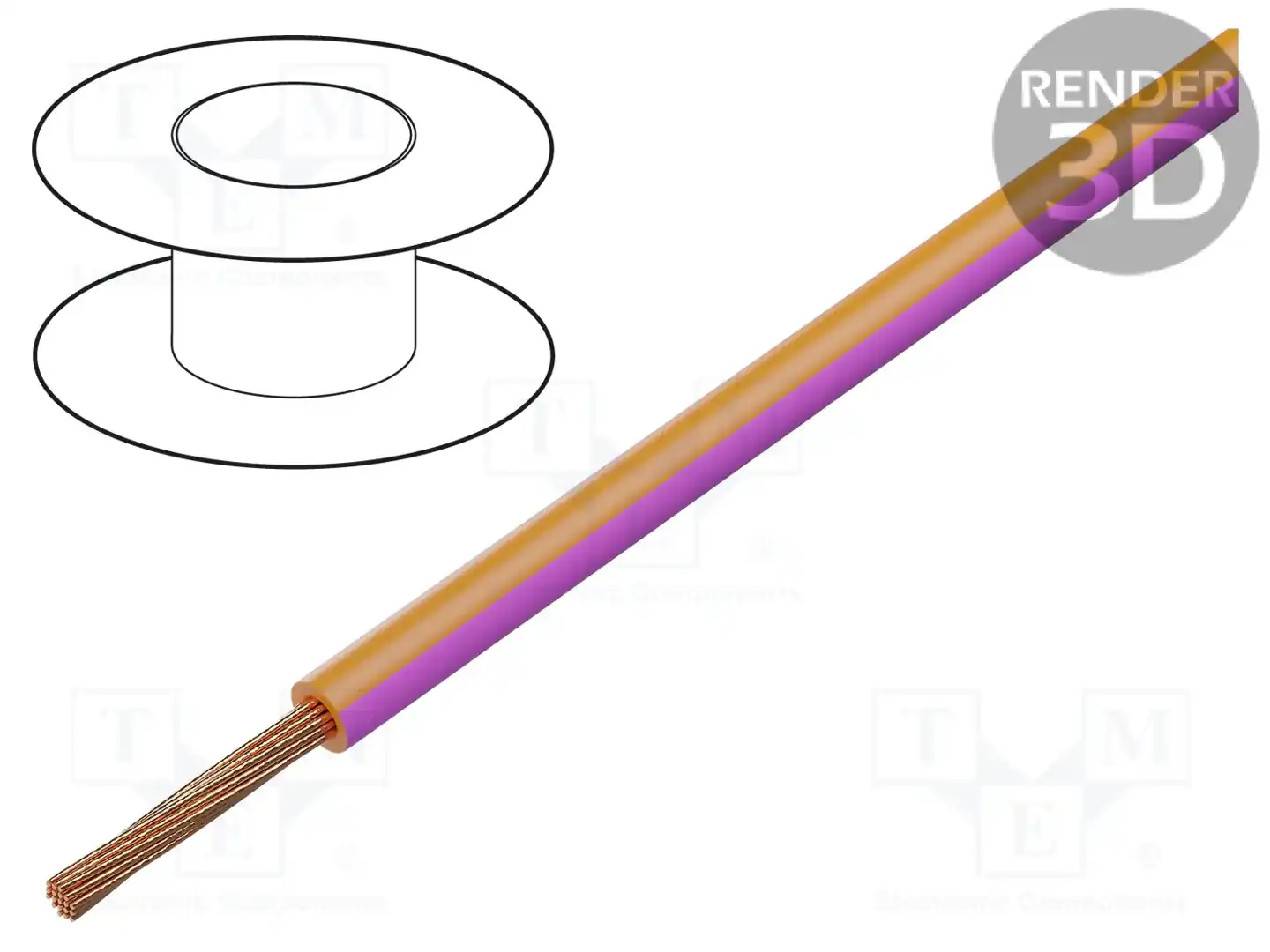BQ CABLE LGY0.75-OR/PK — Провода одножильные - тросик