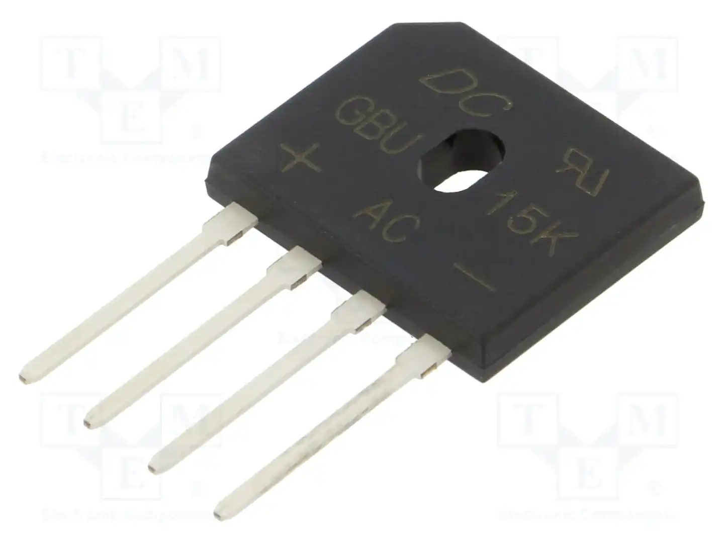DC COMPONENTS GBU15K — Однофазные мосты диодные плоские