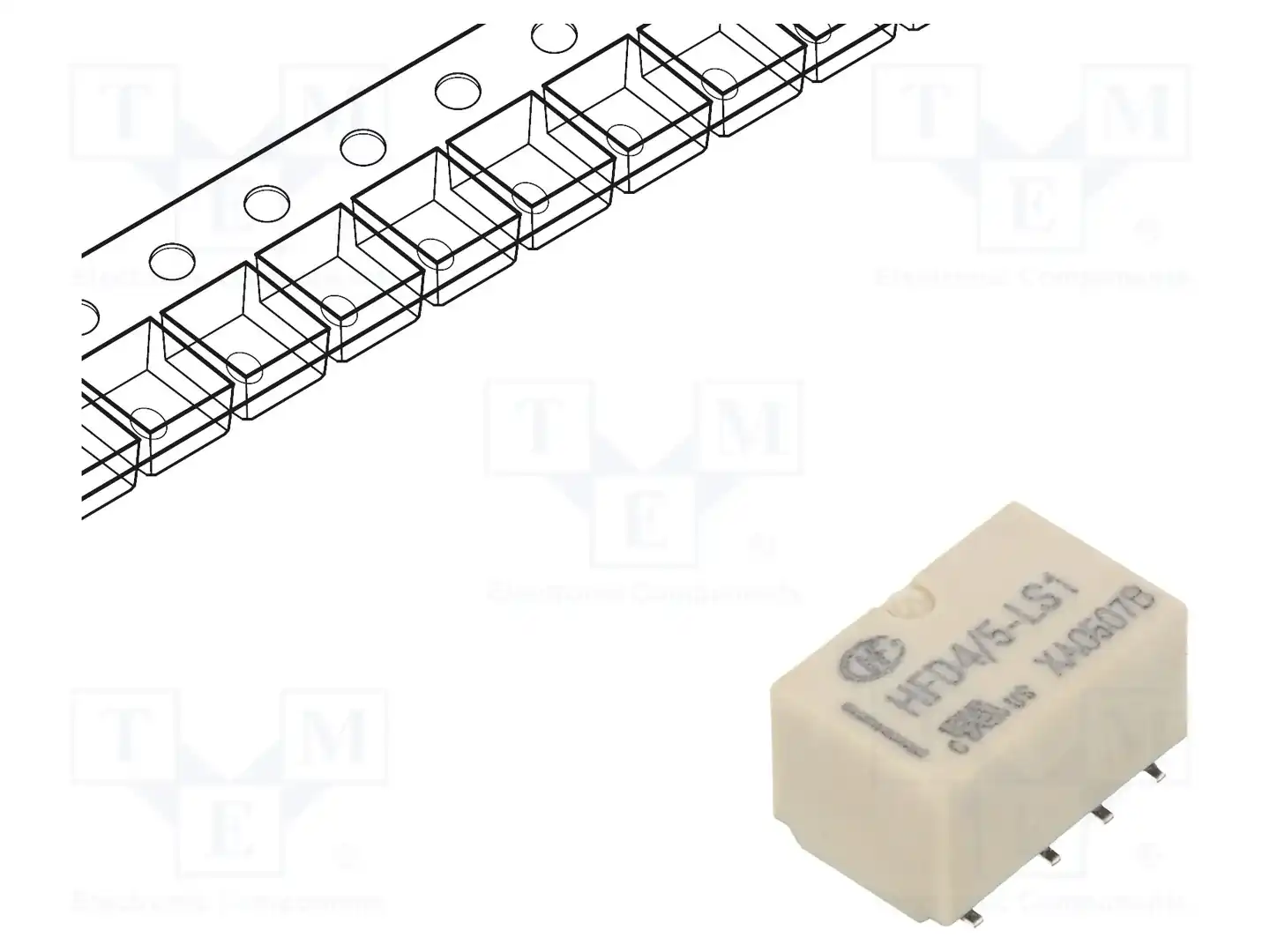 HONGFA RELAY HFD4/5-LS1R — Реле электромагн. миниатюрные