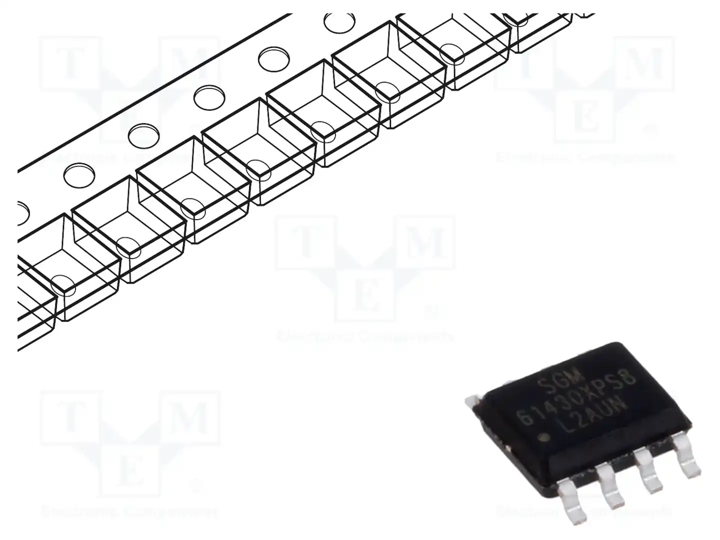 SG Micro Corp SGM61430XPS8G/TR — Регуляторы напряжения - микросхемы DC/DC