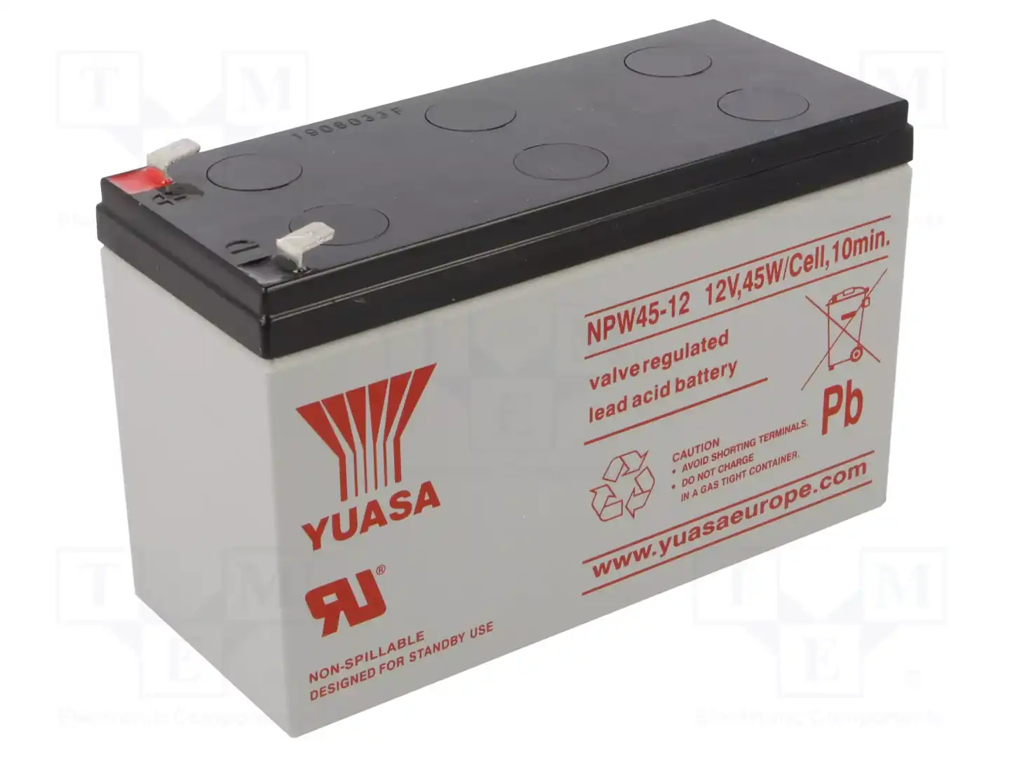 YUASA NPW45-12 — Аккумуляторы кислотные