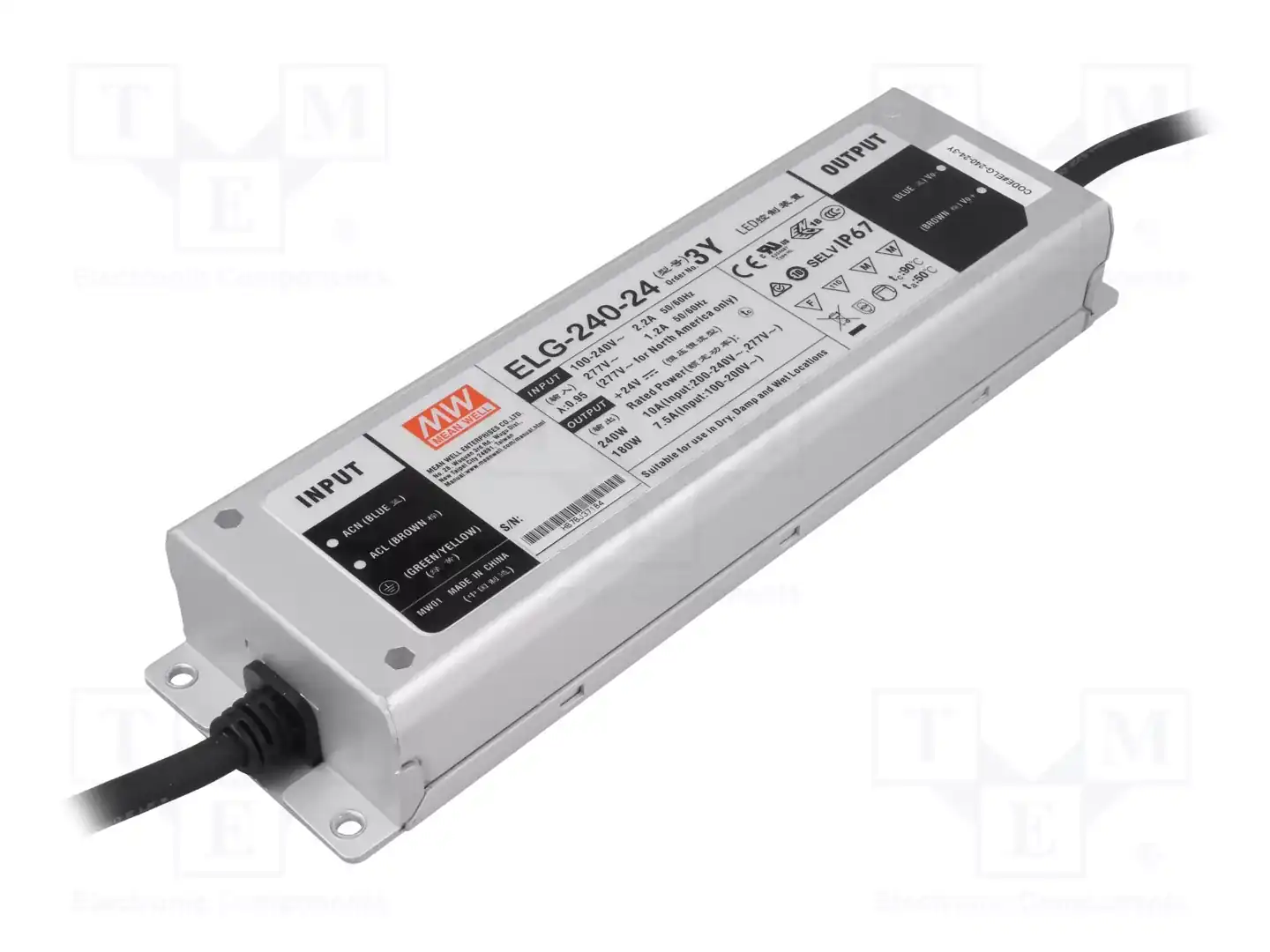 MEAN WELL ELG-240-24-3Y — Блоки питания для LED
