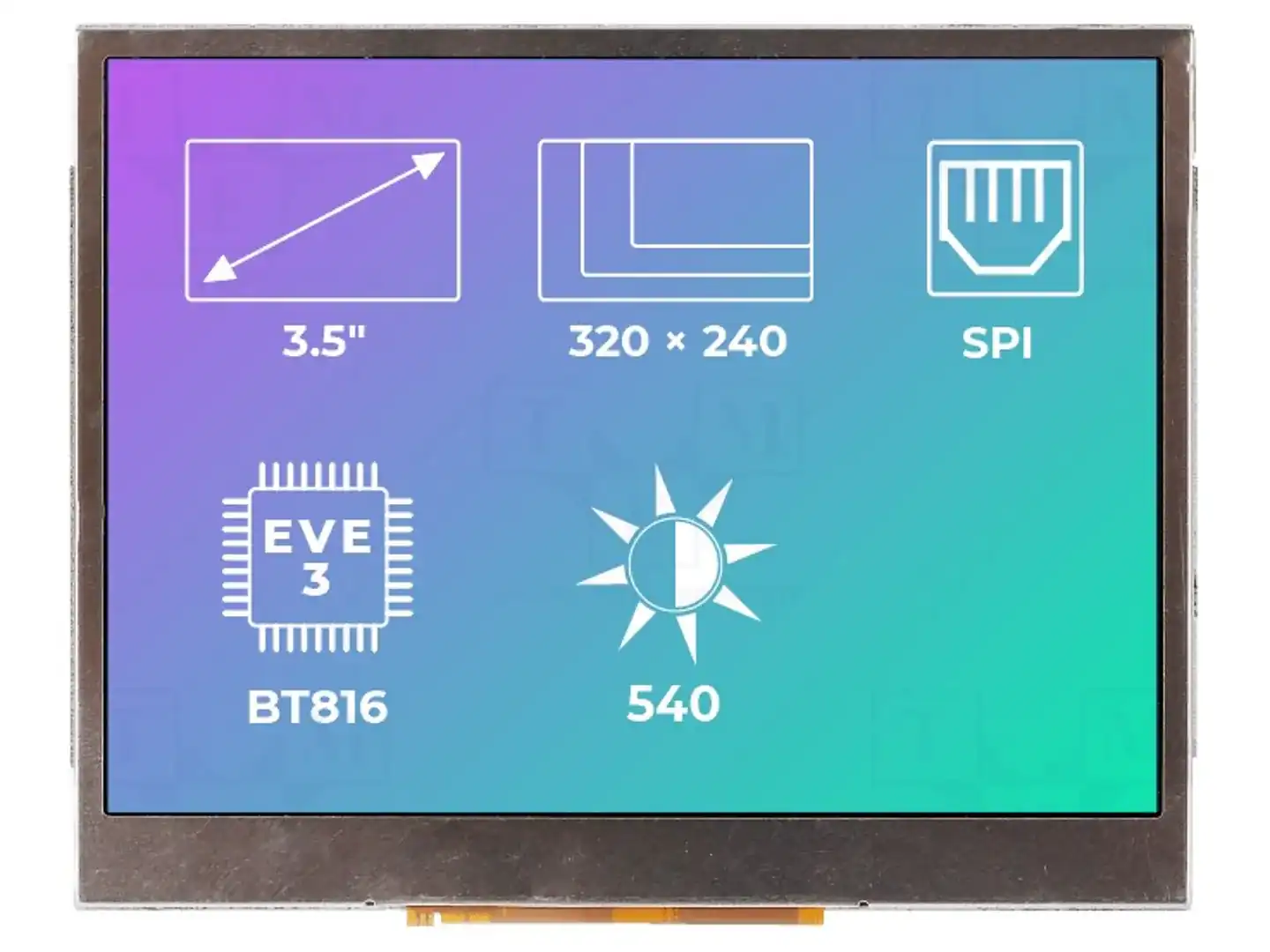 Riverdi RVT35AHBNWN00 — Интеллигентные дисплеи