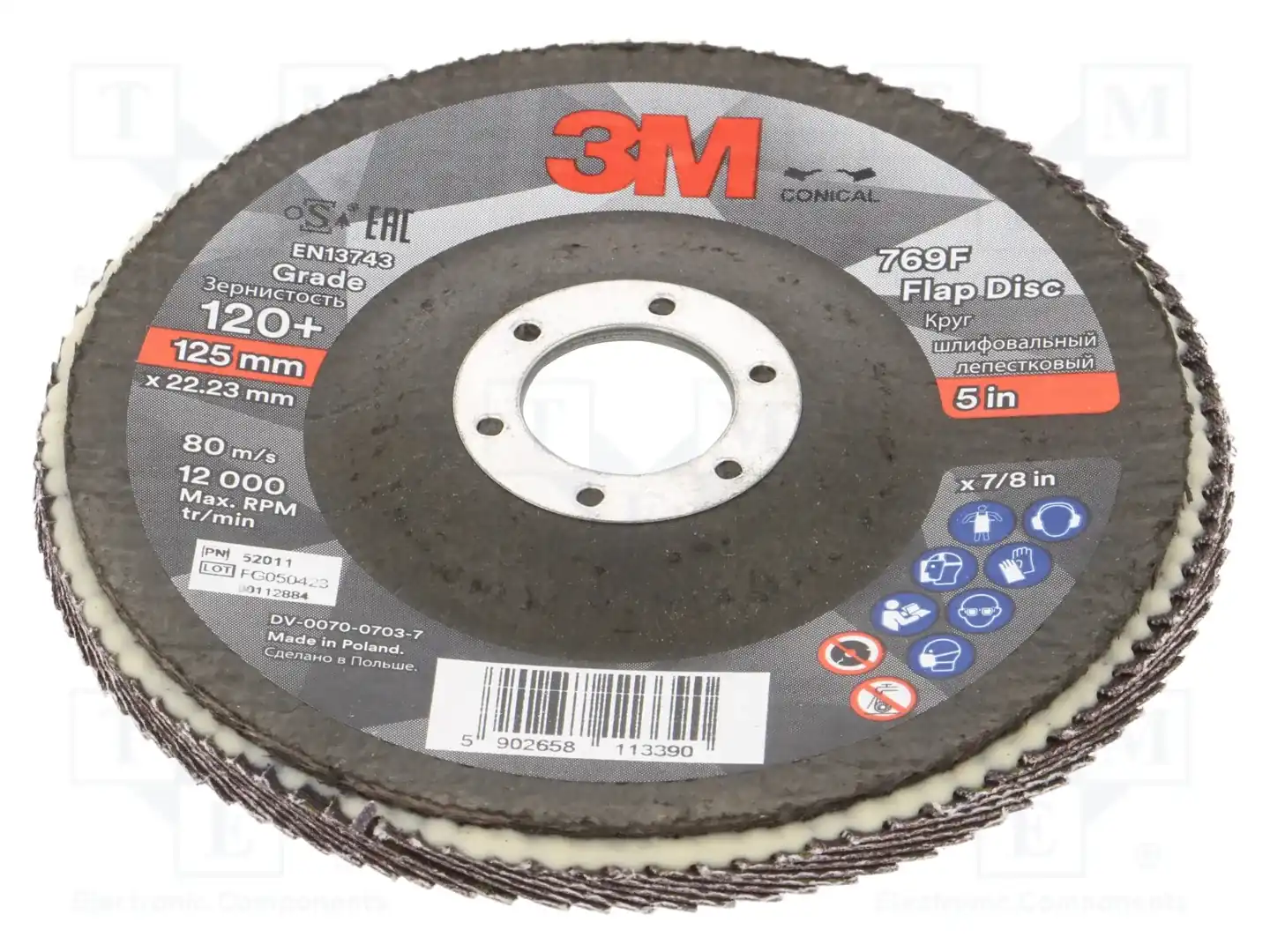 3M 769F 125MM P120 — Диски для резки и шлифовки