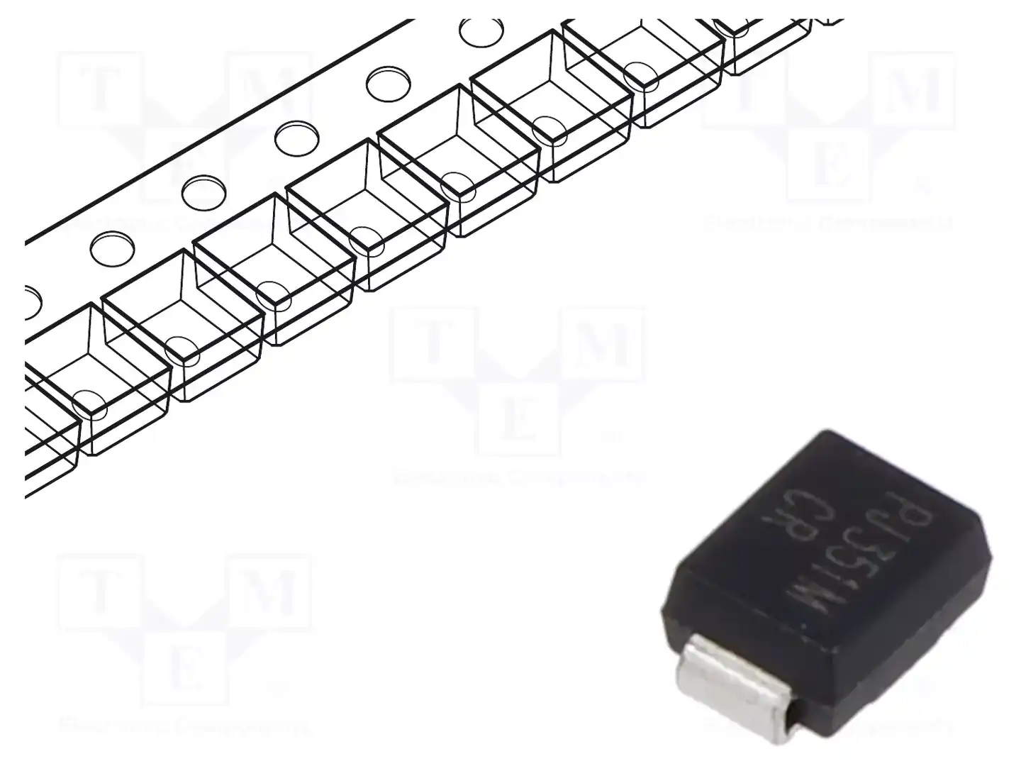 PanJit Semiconductor P6SMBJ40CA_R2_00001 — Диоды TVS SMD двунаправленные