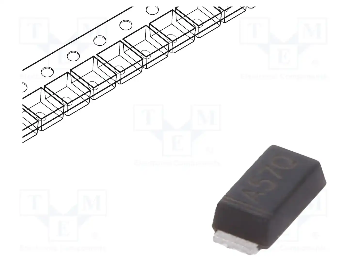 TAIWAN SEMICONDUCTOR S1GM RSG — Универсальные диоды SMD