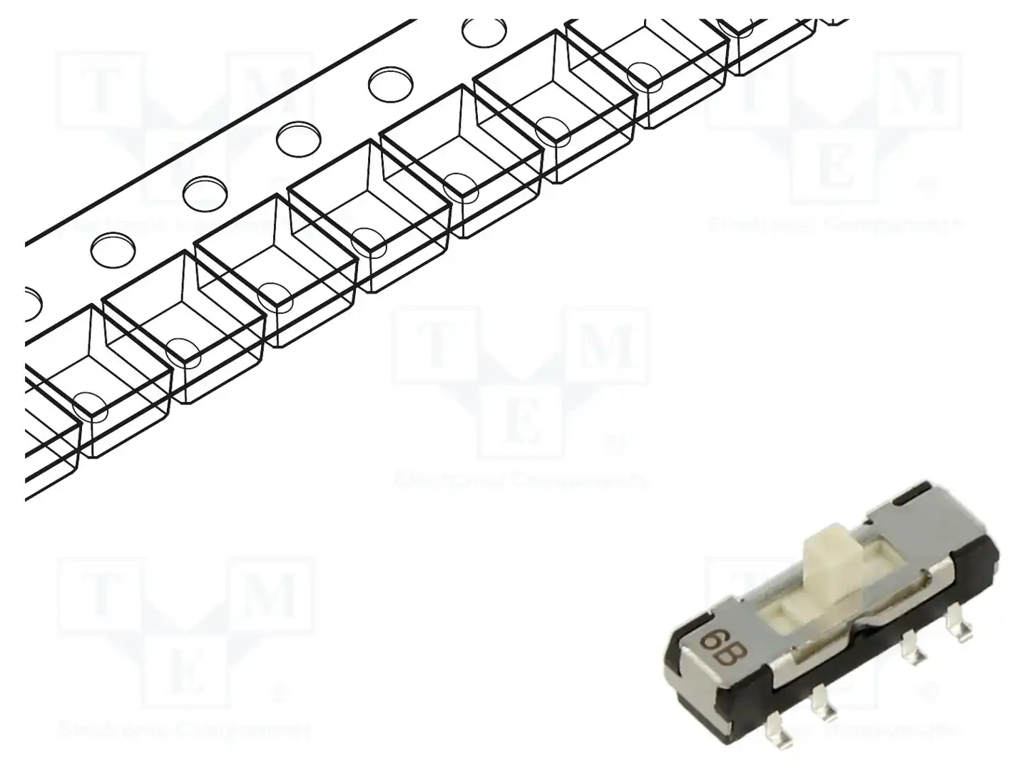 Nidec Copal Electronics CL-SB-23B-01T — Переключатели ползунковые