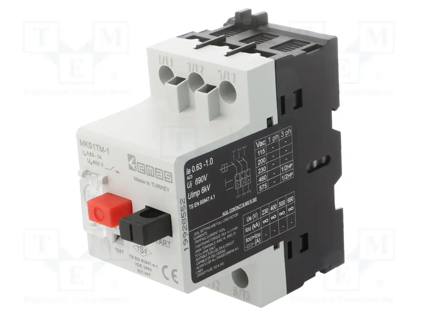 EMAS T0-MKS1TM-1 — Выключатели двигательные