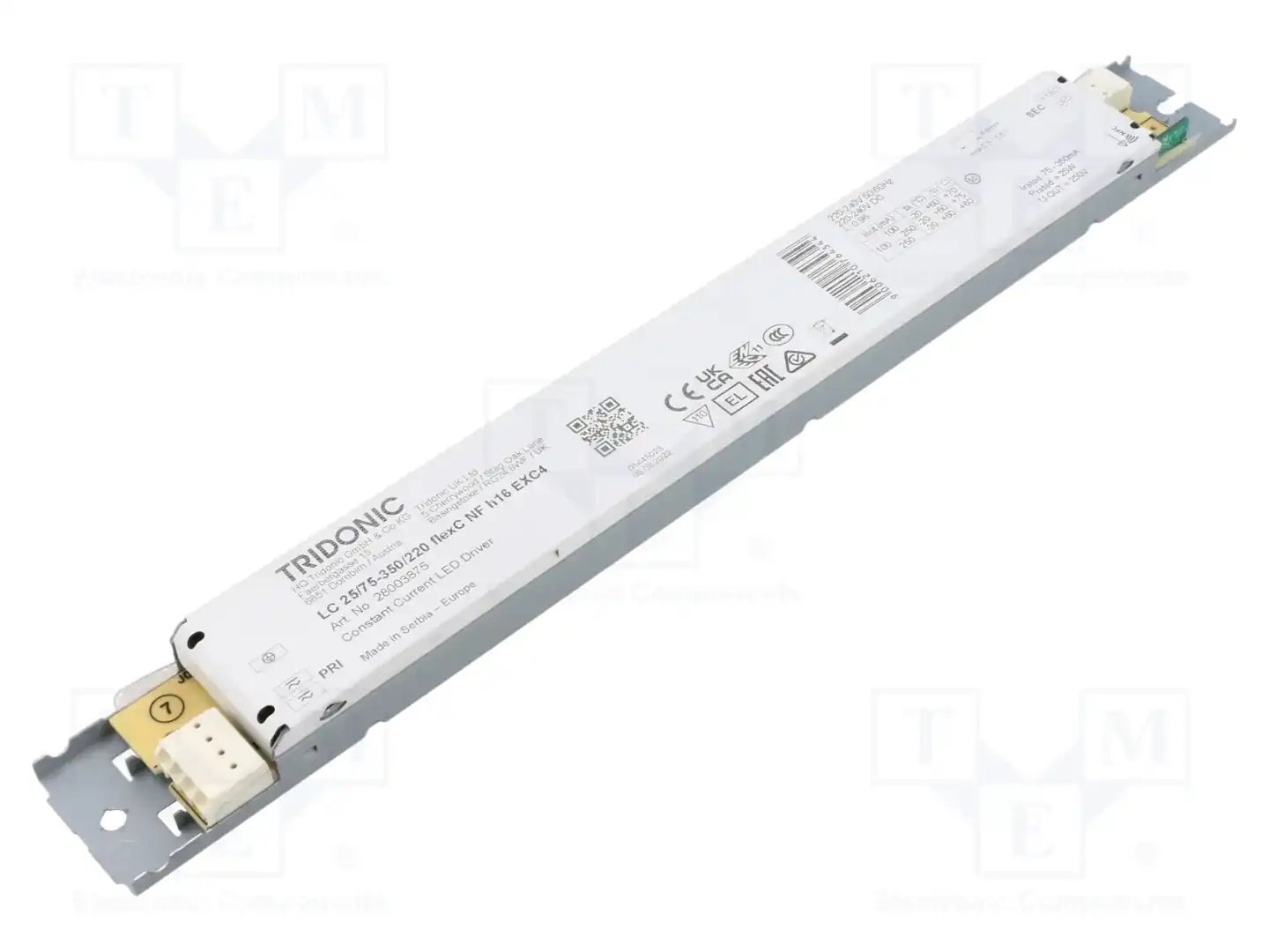 TRIDONIC LC 25W 75-350MA 220V FLEXC NF H16 EXC4 — Блоки питания для LED