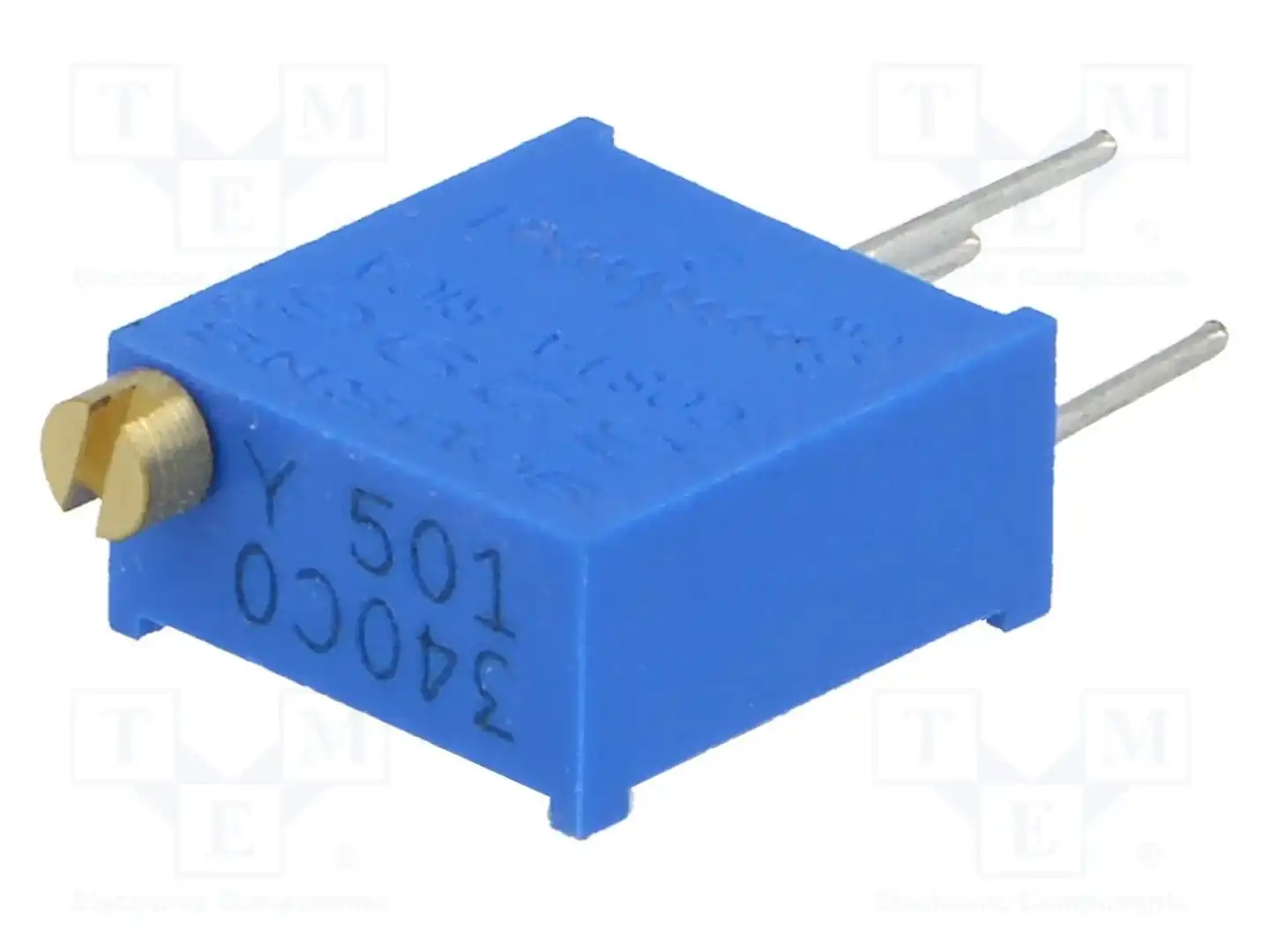 BOURNS 3296Y-1-501LF — Потенциометры THT многооборотные 3/8 дм