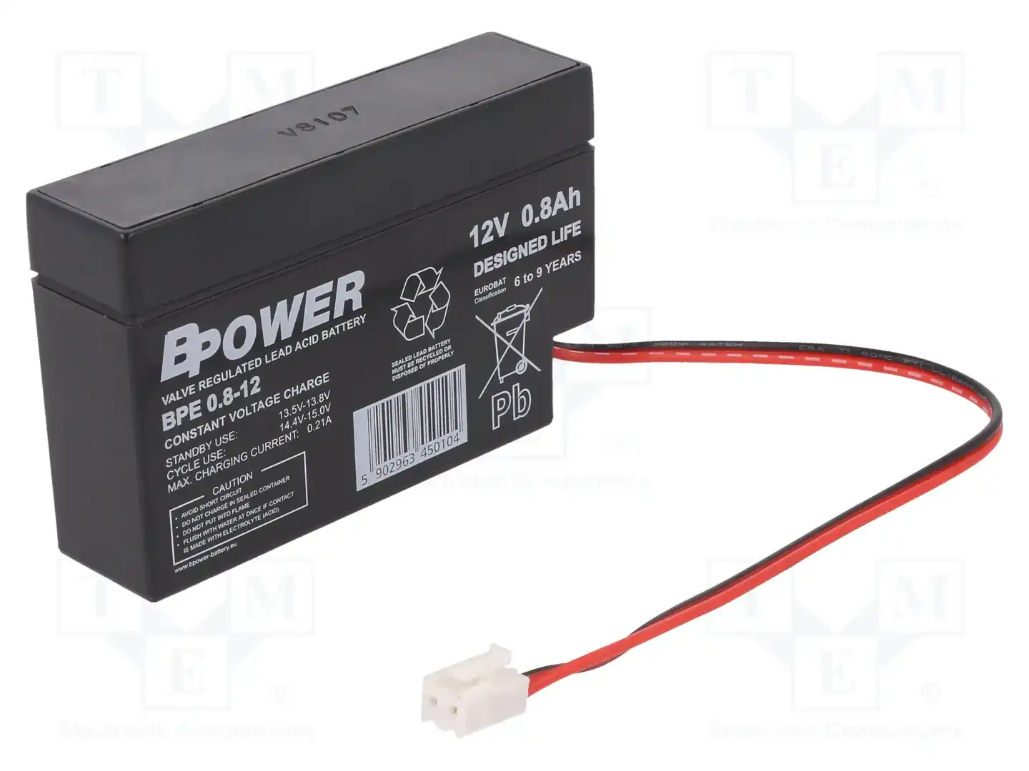 BPOWER BPE 0,8-12 — Аккумуляторы кислотные