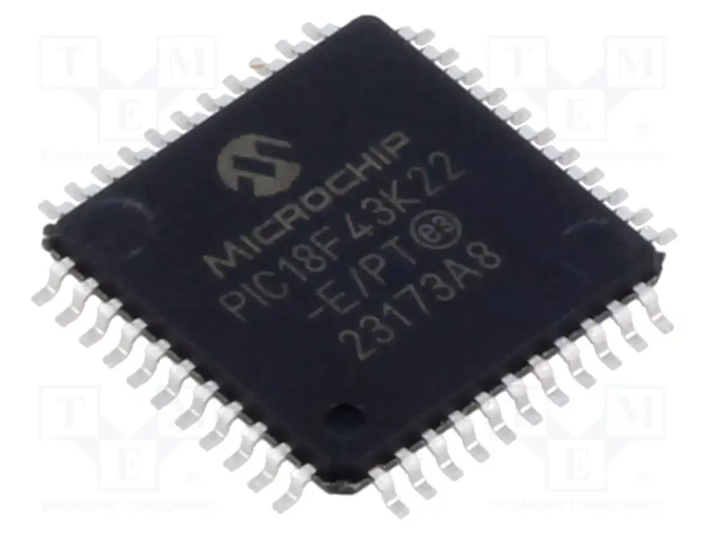 Microchip Technology PIC18F43K22-E/PT — Линейка PIC 8-bit