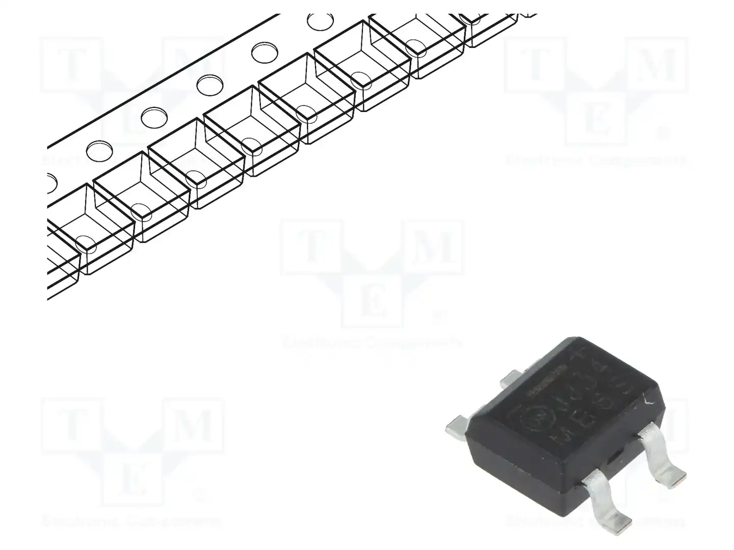 MICRO COMMERCIAL COMPONENTS MB6S-TP — Однофазные мосты диодные SMD/THT