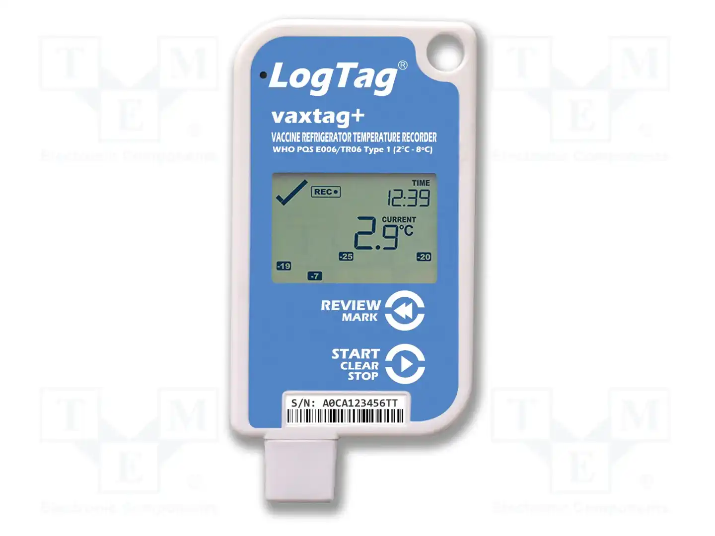 LogTag VAXTAG + (WHO) — Регистраторы температуры и влажности