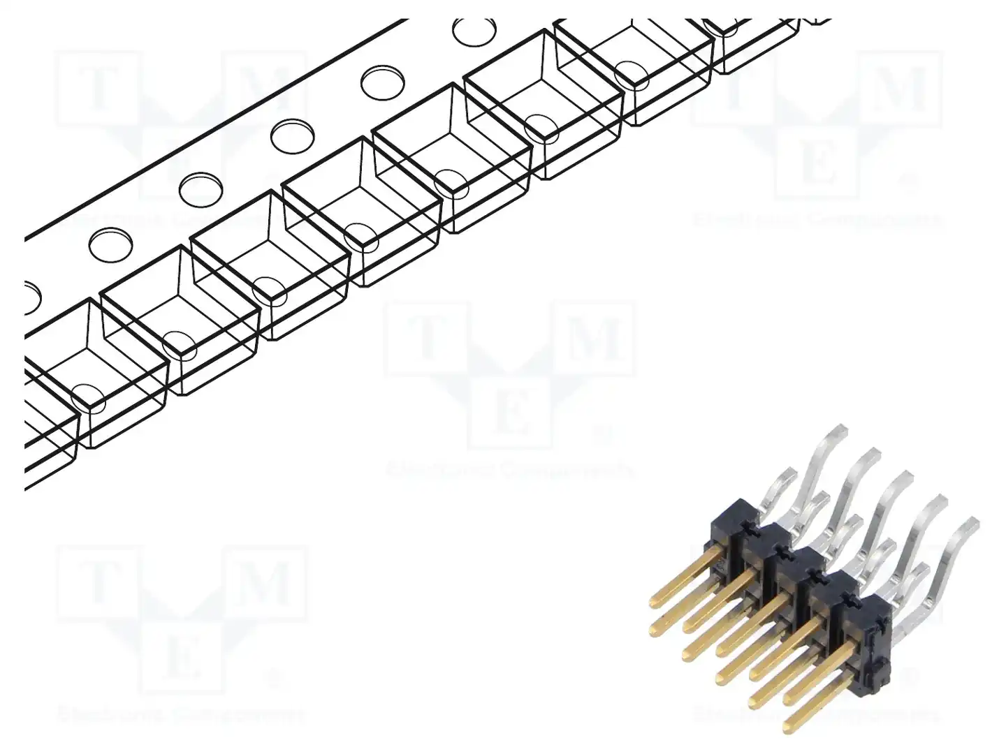 SAMTEC TSM-105-01-S-DH-P-TR — Разъeмы пластина - пластина