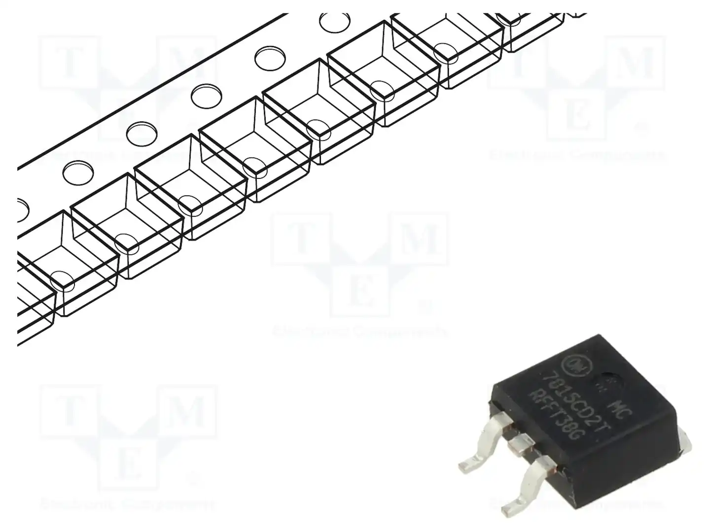 onsemi MC7815CD2TR4G — Стабилизаторы напряжения нерегулируемые