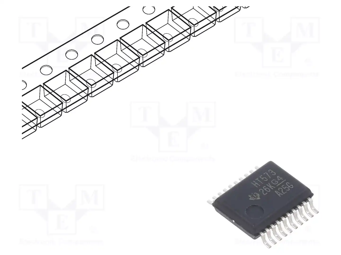 Texas Instruments SN74HCT573DBR — Защелки