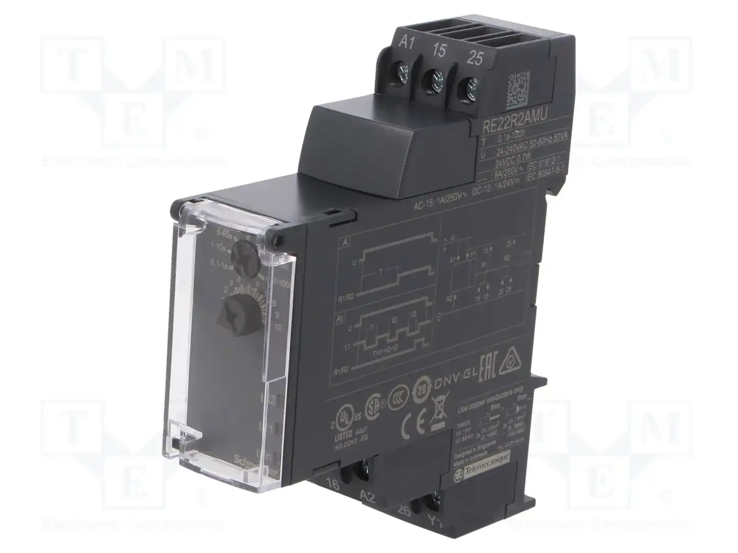 SCHNEIDER ELECTRIC RE22R2AMU — Временные аналоговые реле