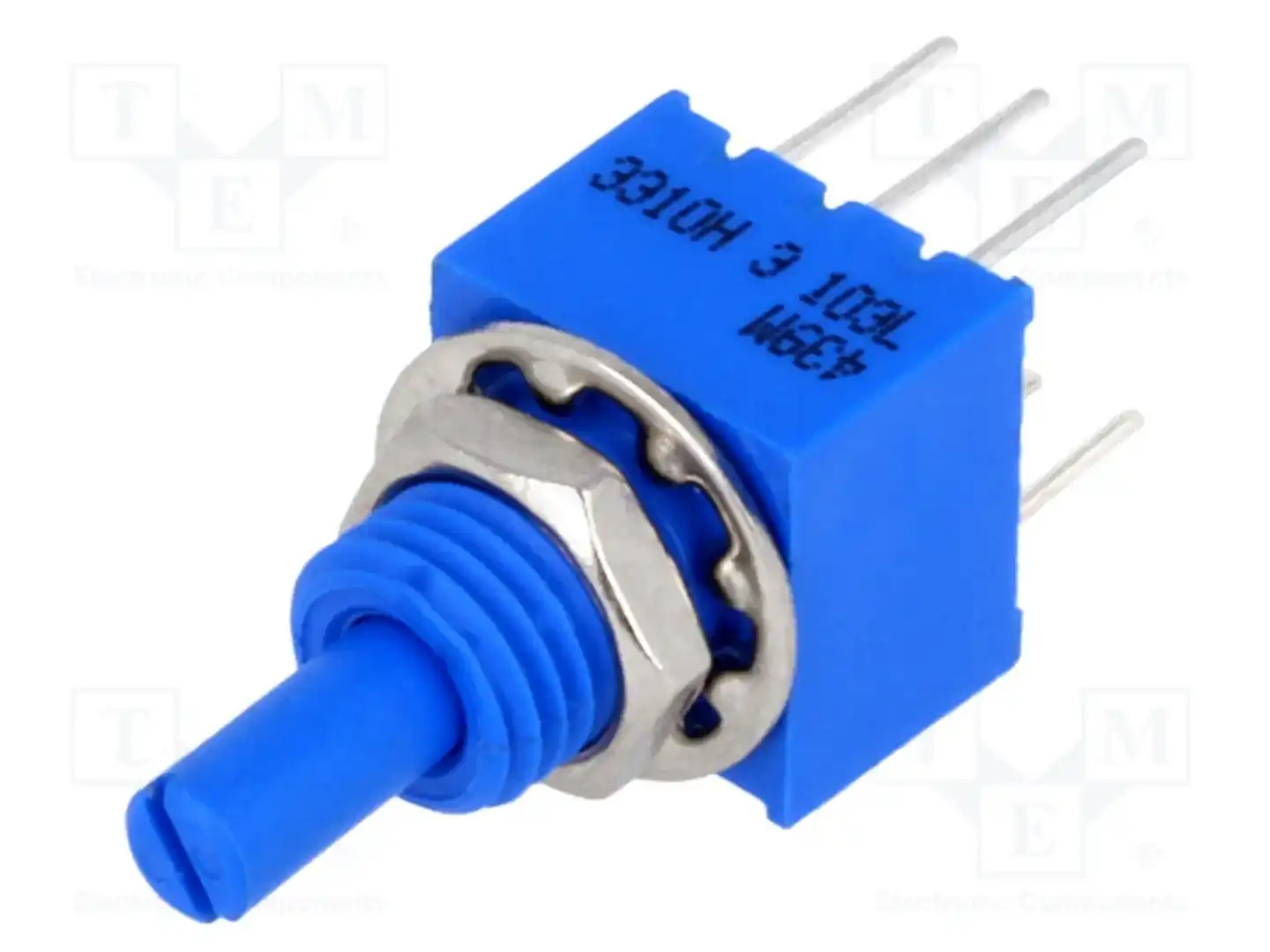 BOURNS 3310H-003-103L — Потенциометры одноооб. из пров. пластика