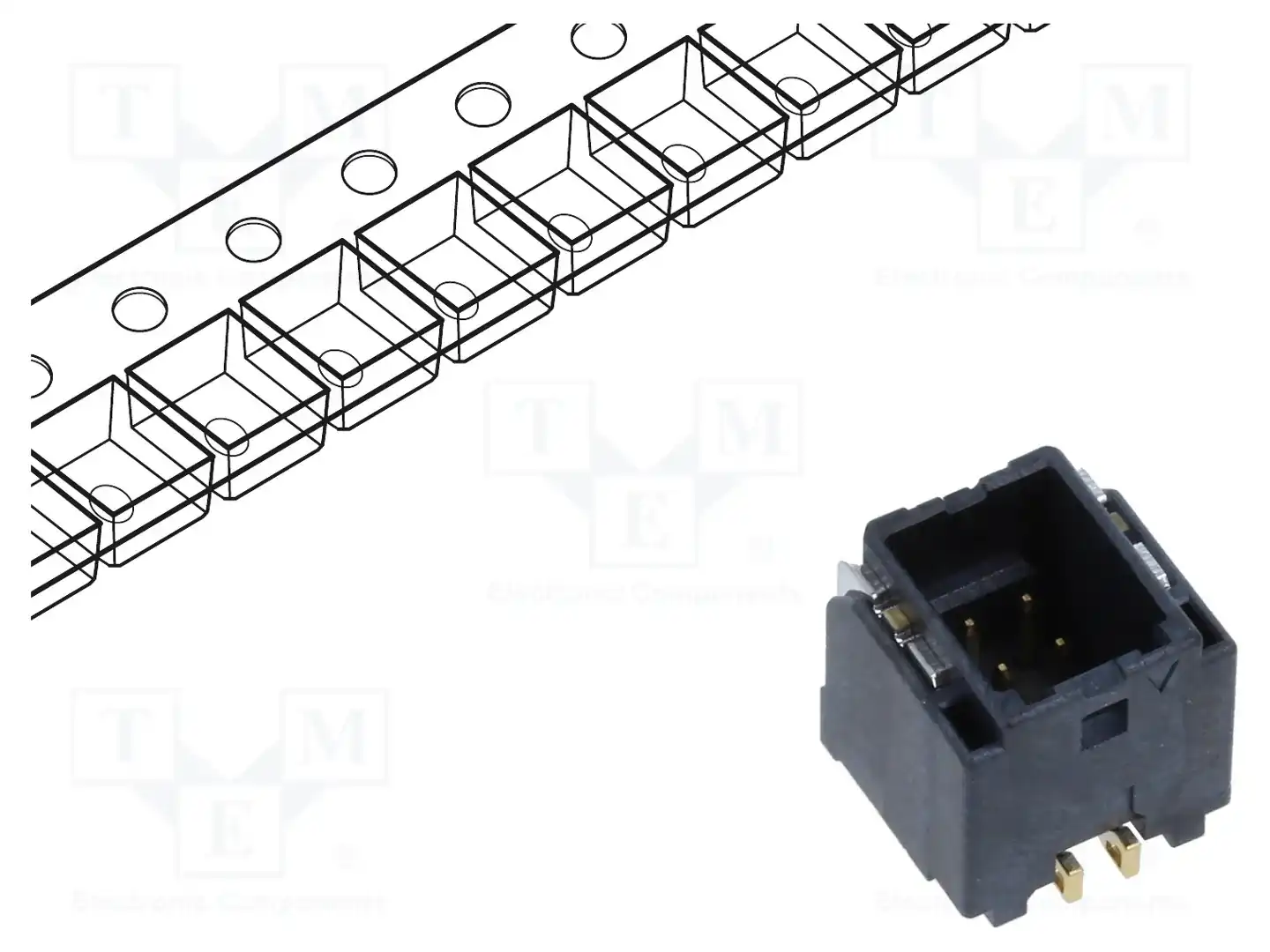 HIROSE DF51K-4DP-2V(805) — Разъeмы сигнальные растр 2,00мм