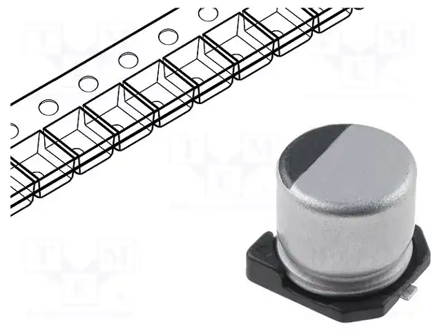 SAMWHA CK0J107M6L006VR — Конденсаторы электролитические SMD