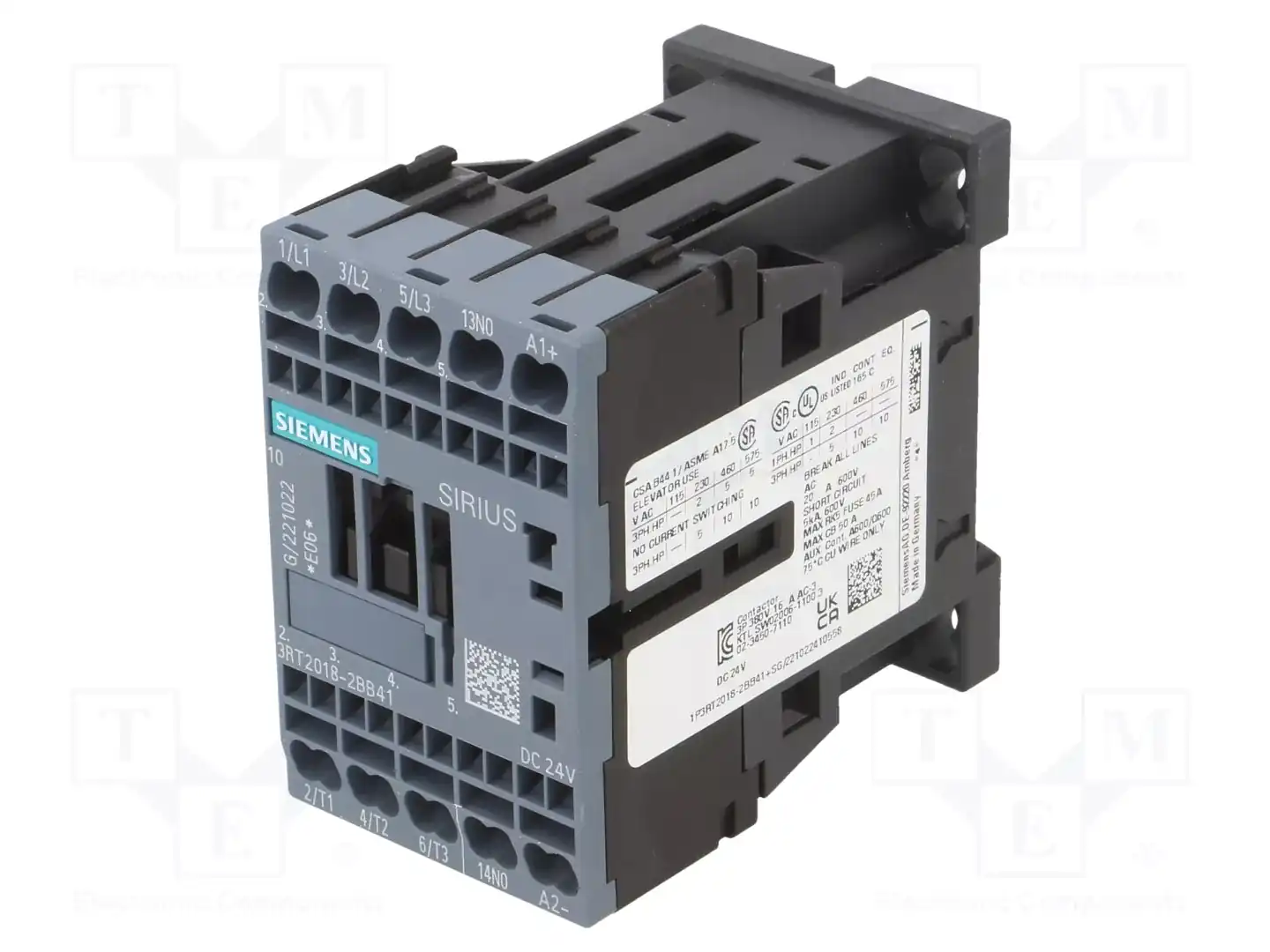 SIEMENS 3RT2018-2BB41 — Контакторы - главные модули