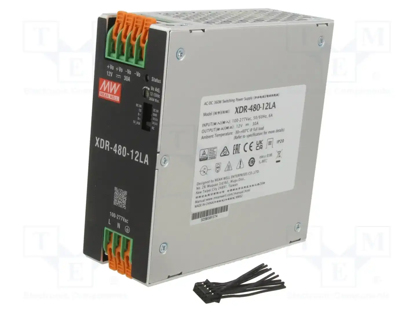 MEAN WELL XDR-480-12LA — Блоки питания на DIN-рейку