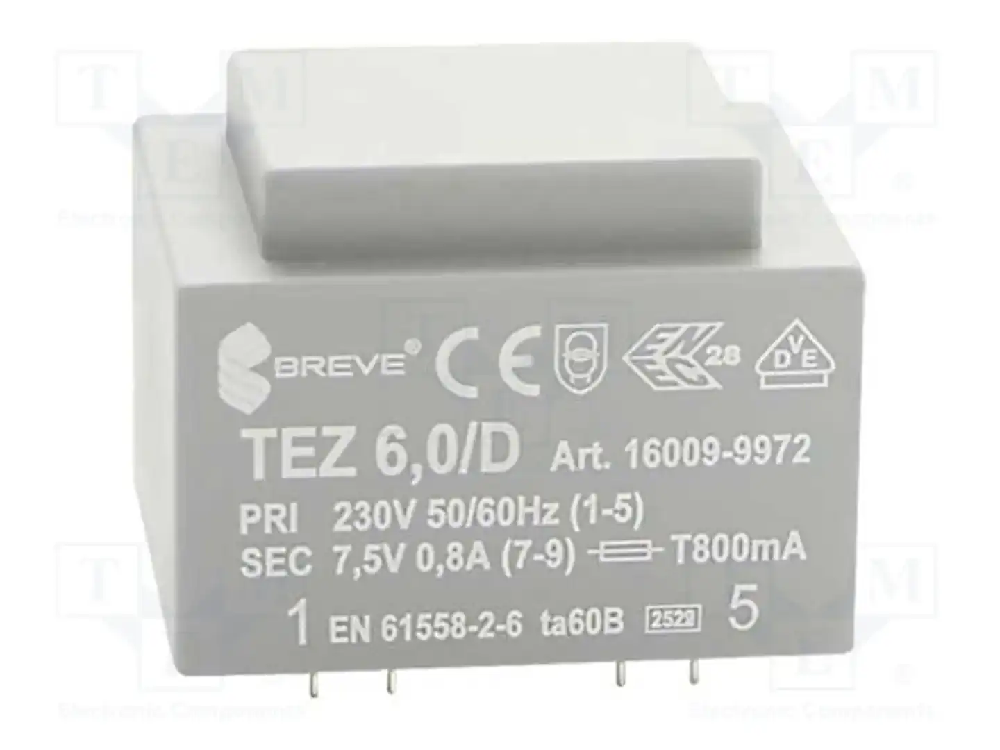 BREVE TUFVASSONS 16009-9972 — Трансформаторы PCB