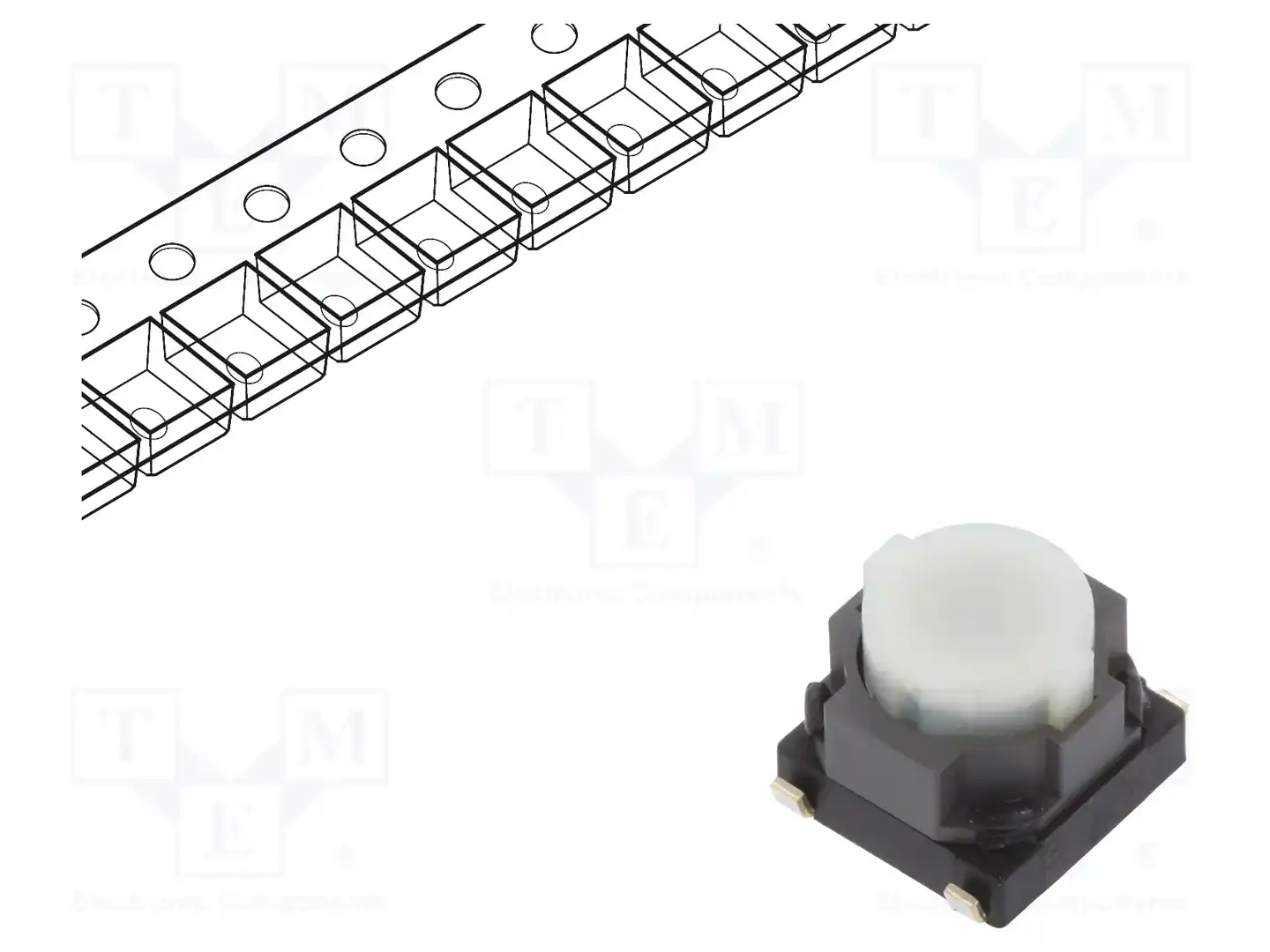 PANASONIC EVQP1D05M — Микропереключатели TACT