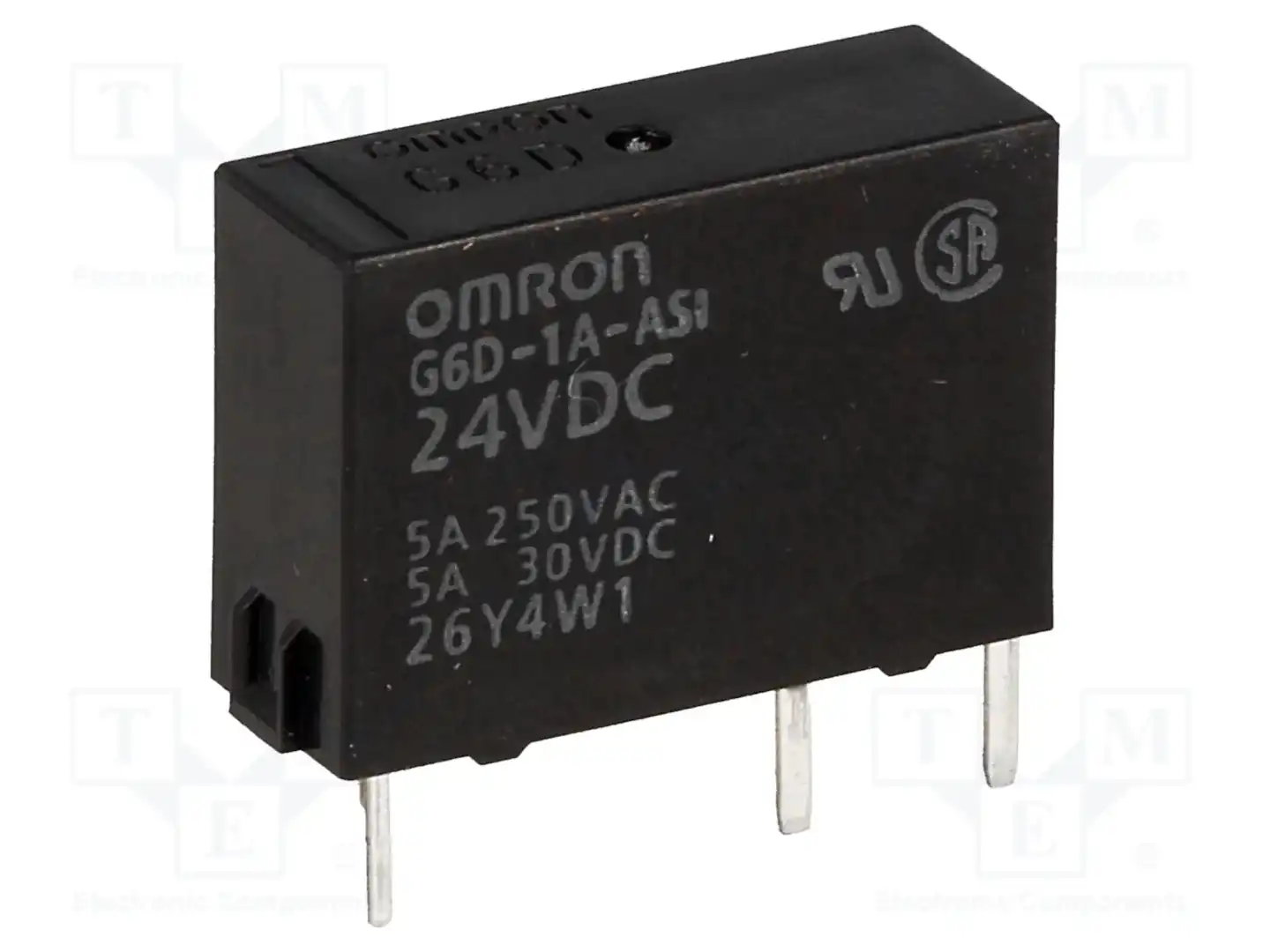 OMRON Electronic Components G6D-1A-ASI 24VDC — Реле электромагн. миниатюрные